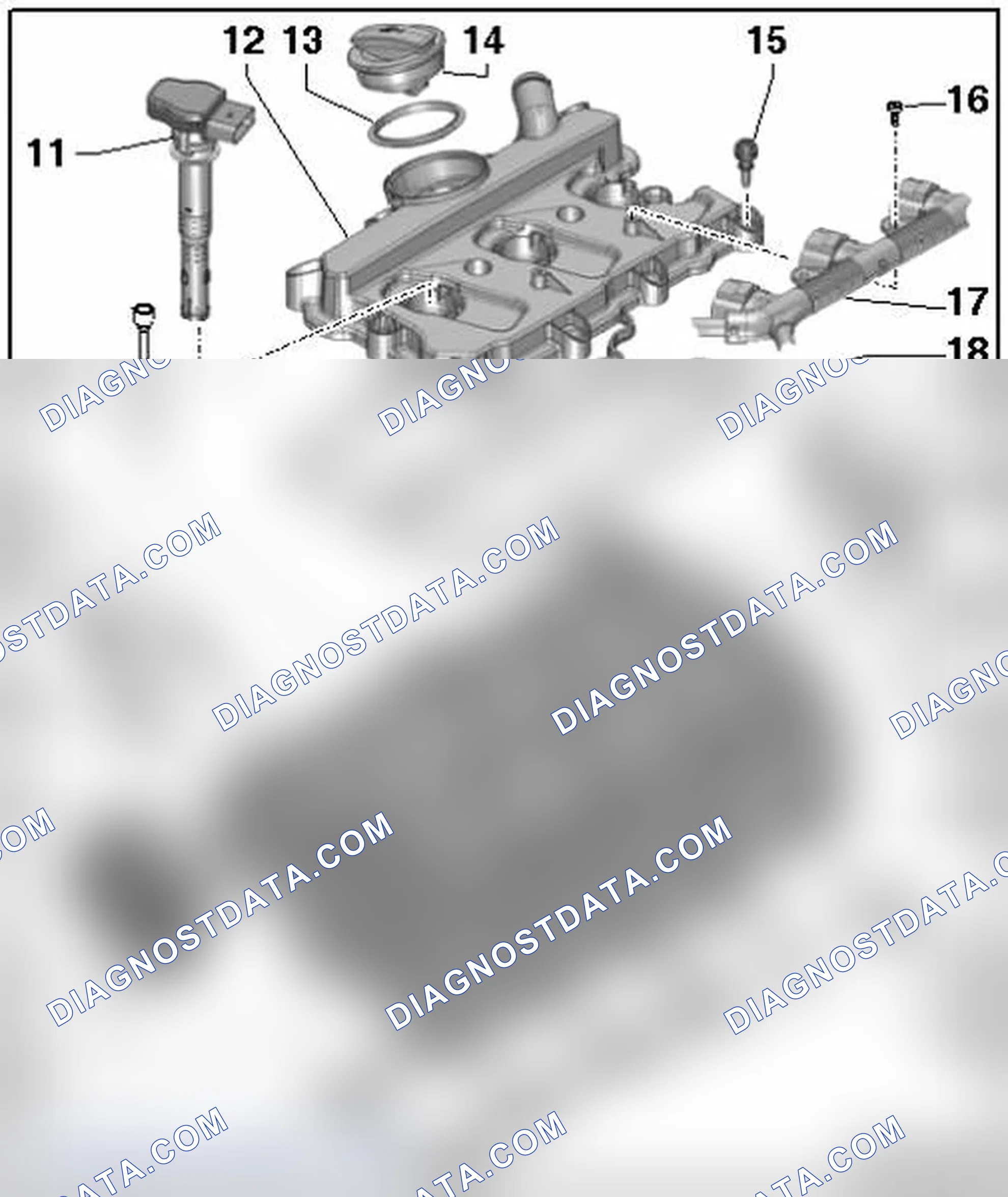 Scheme 342: CYLINDER HEAD ASSEMBLY OVERVIEW