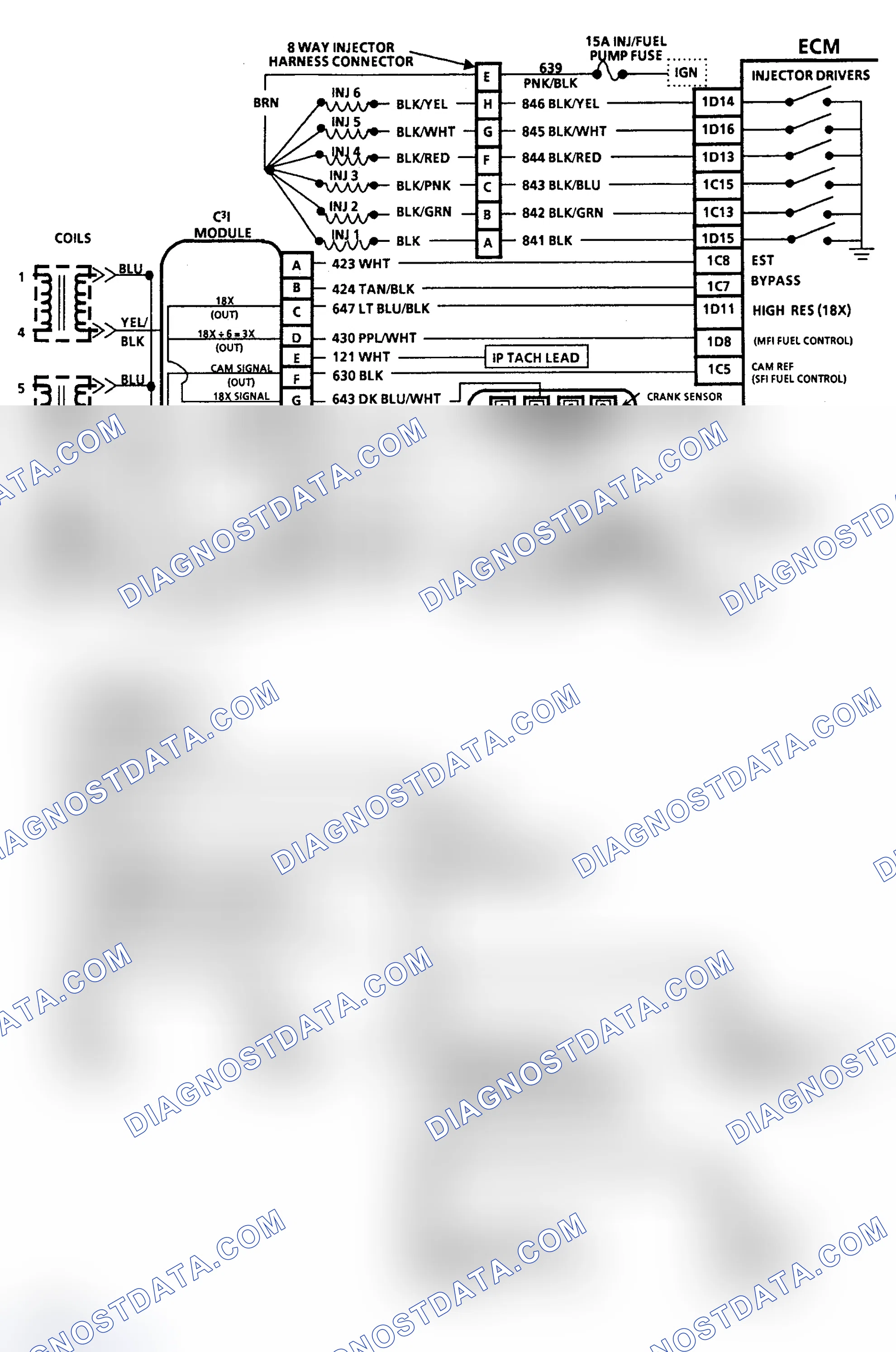 Scheme 126: Chart A3, Engine Cranks But Will Not Run (2 of 4)