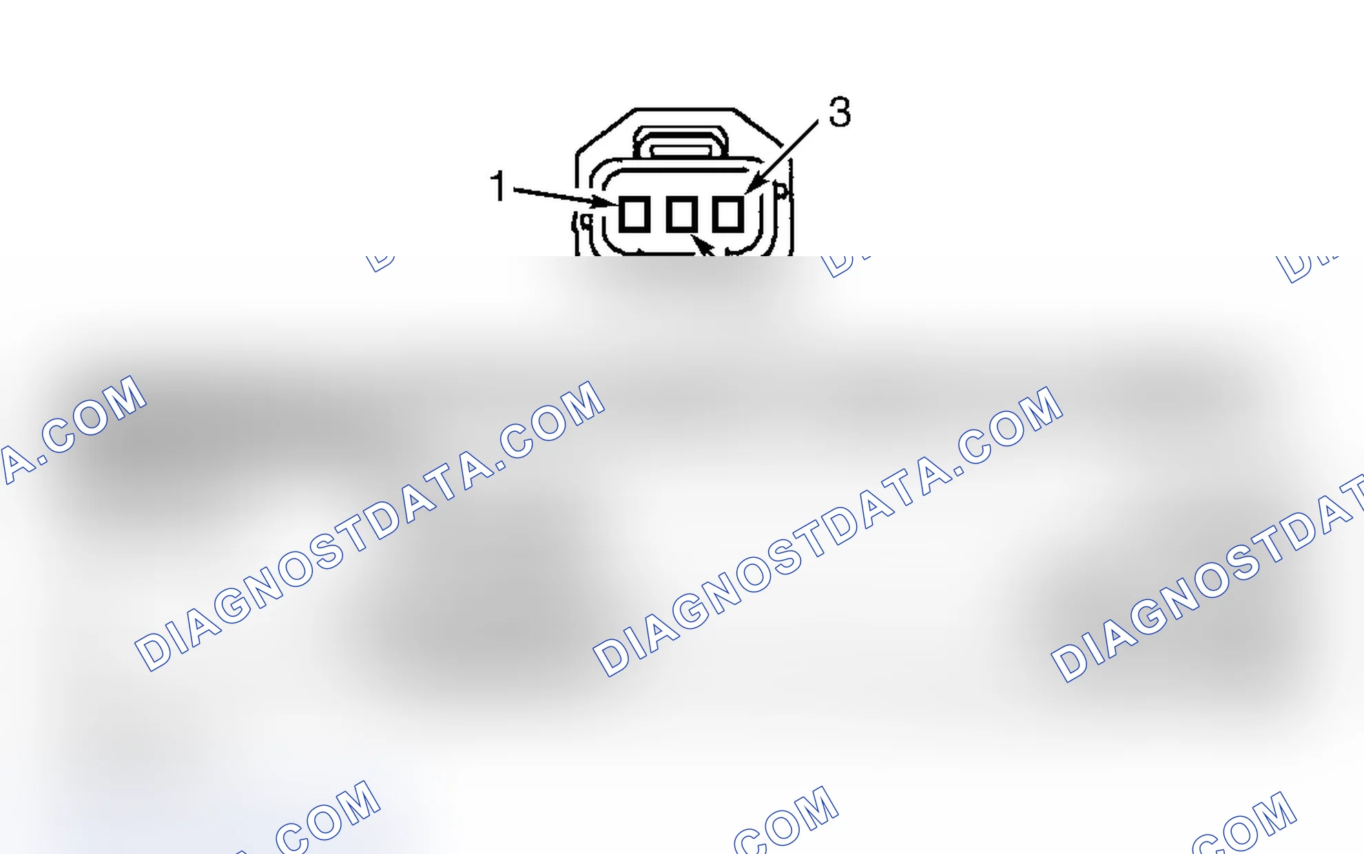 Scheme 84: CRANKSHAFT POSITION SENSOR CONNECTOR END VIEW