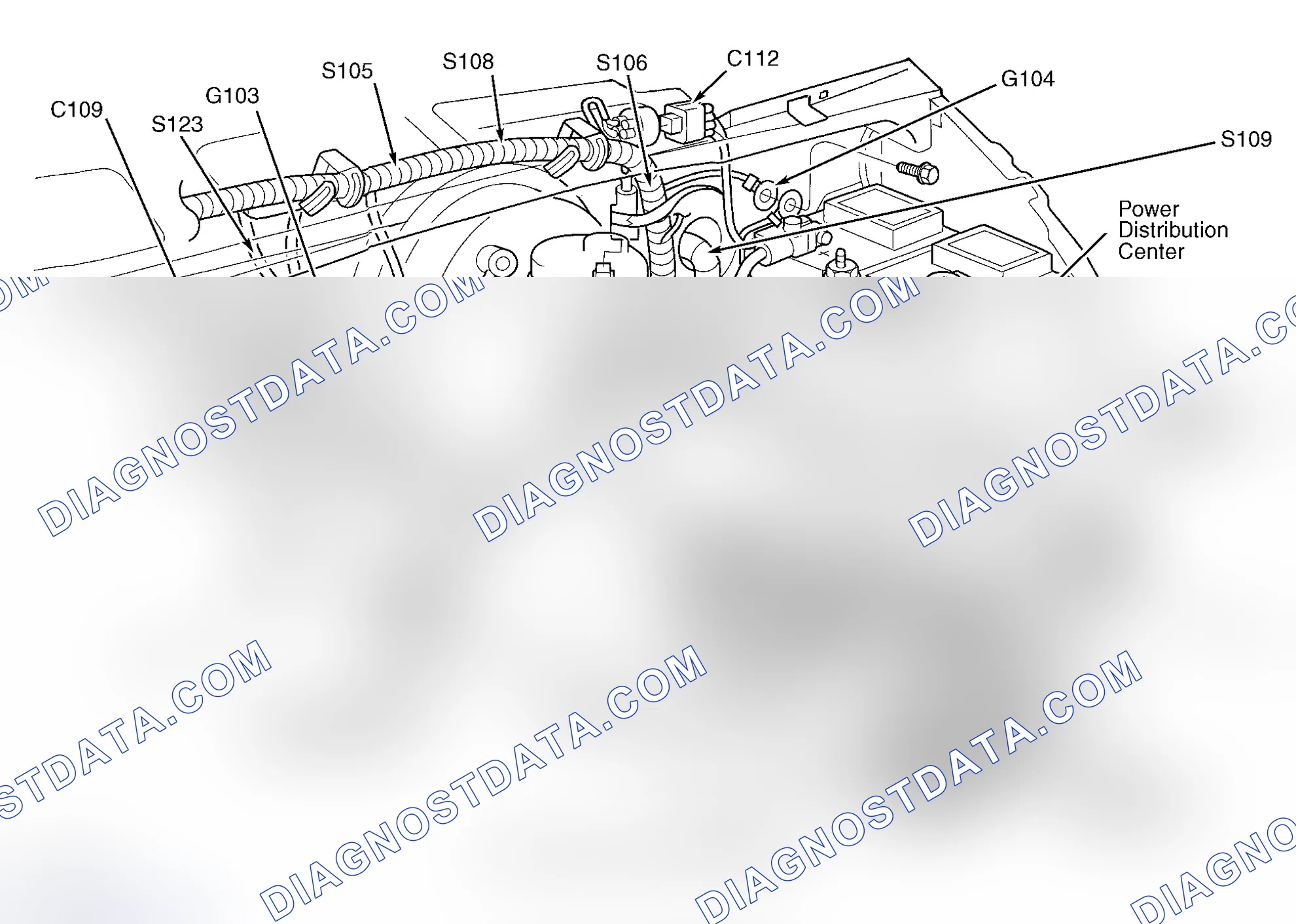 Scheme 4: Left Side Of Engine Compartment