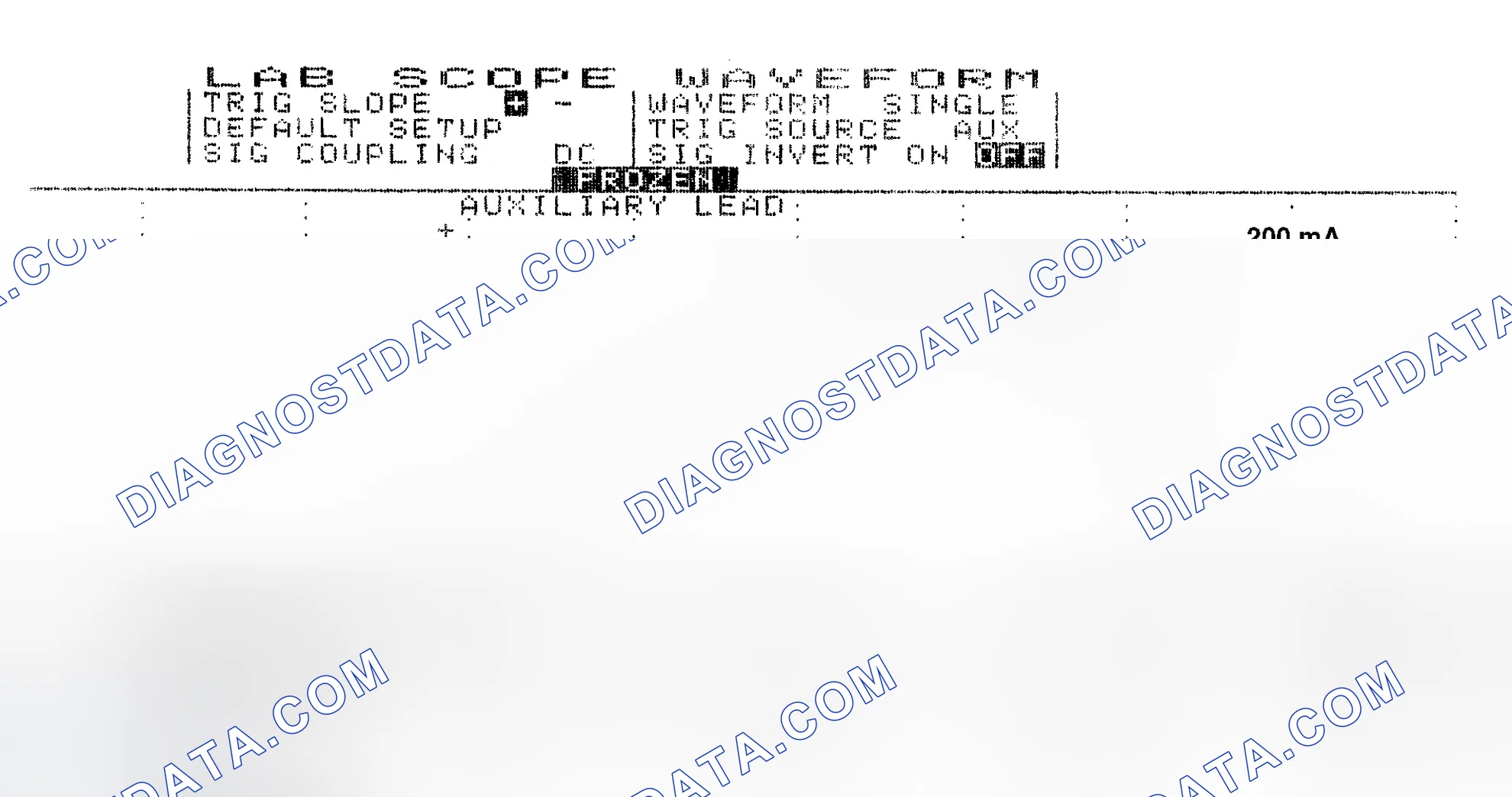 Scheme 13: Single Injector w/Normal Current Flow - Current Pattern