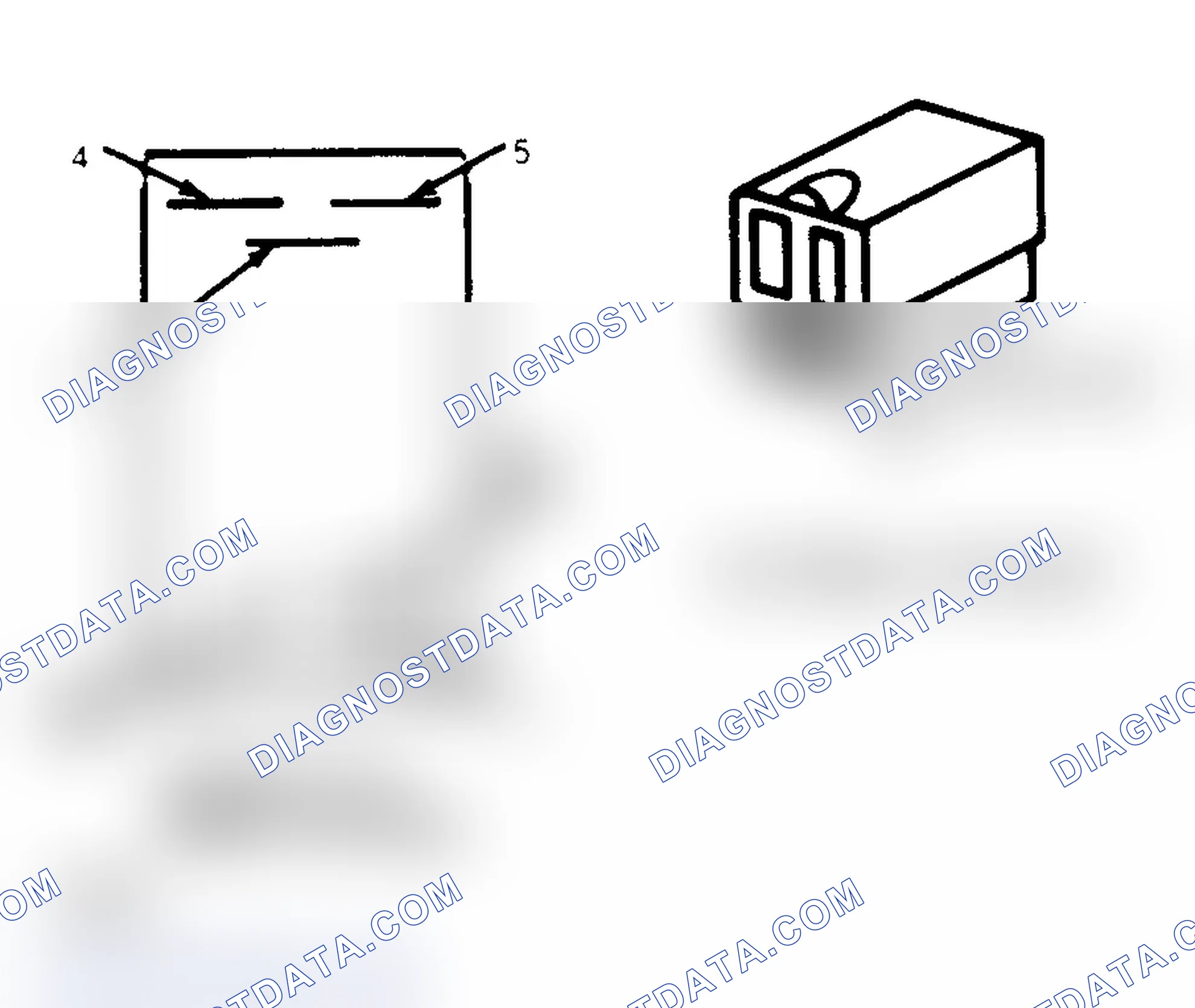 Scheme 150: Radiator Fan Relay Terminals & Fan Relay Connector
