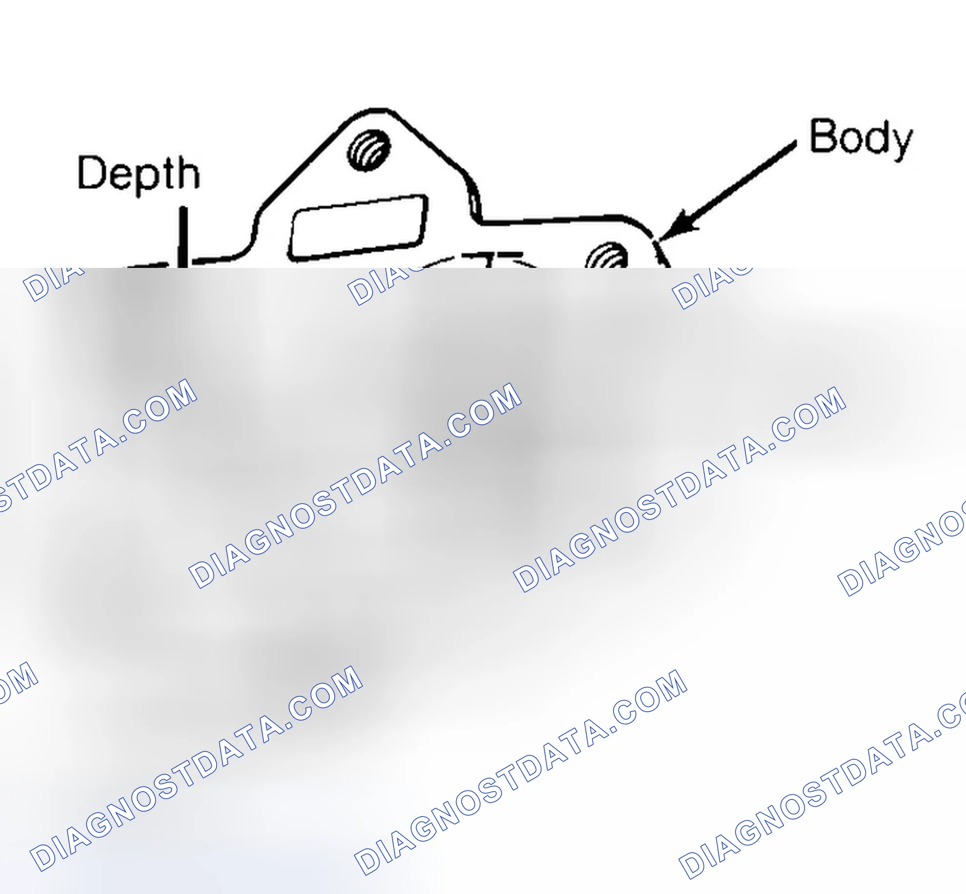 Scheme 35: Measuring Oil Pump Gear Cavity