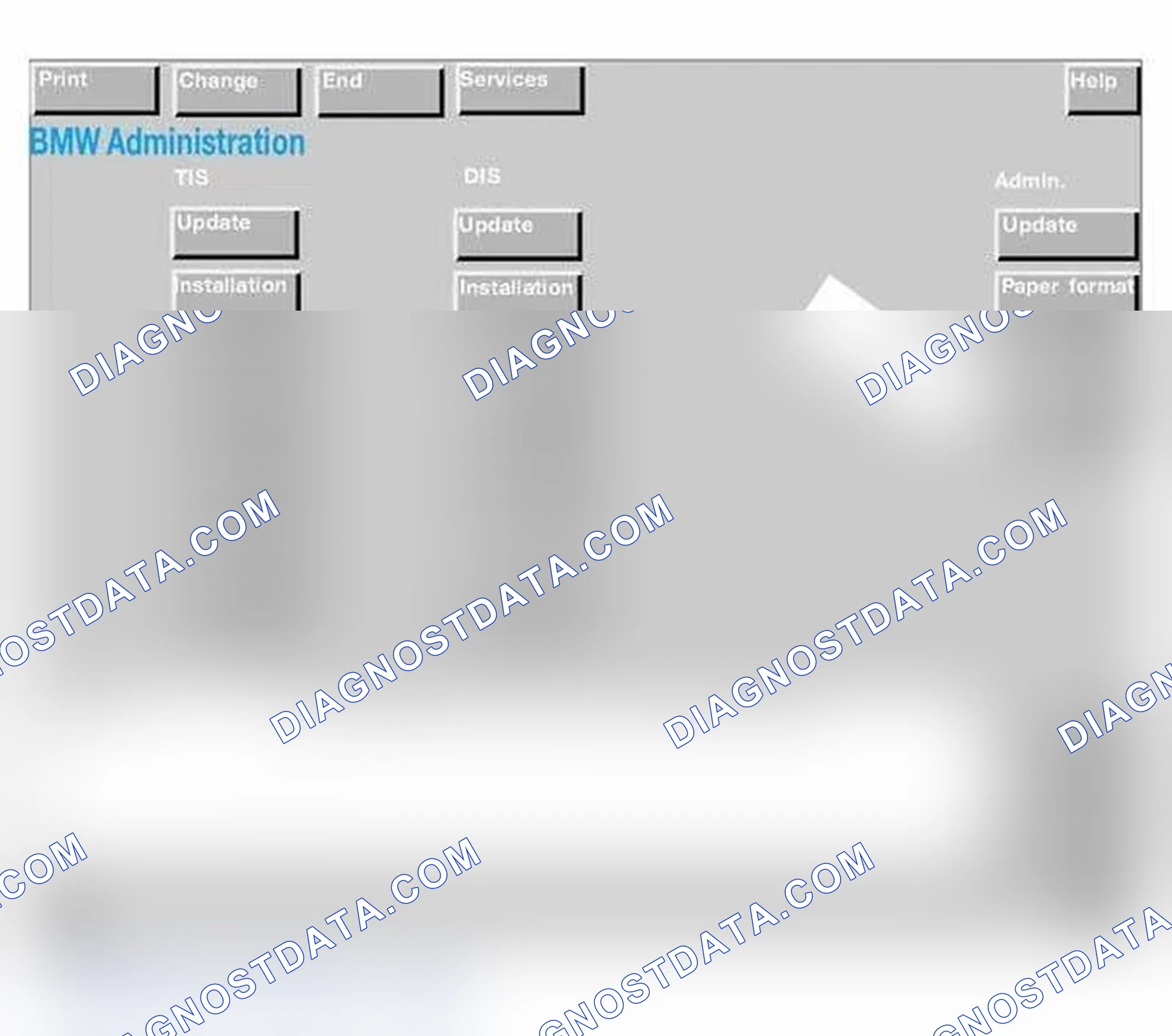 Scheme 601: Identifying Administration Display