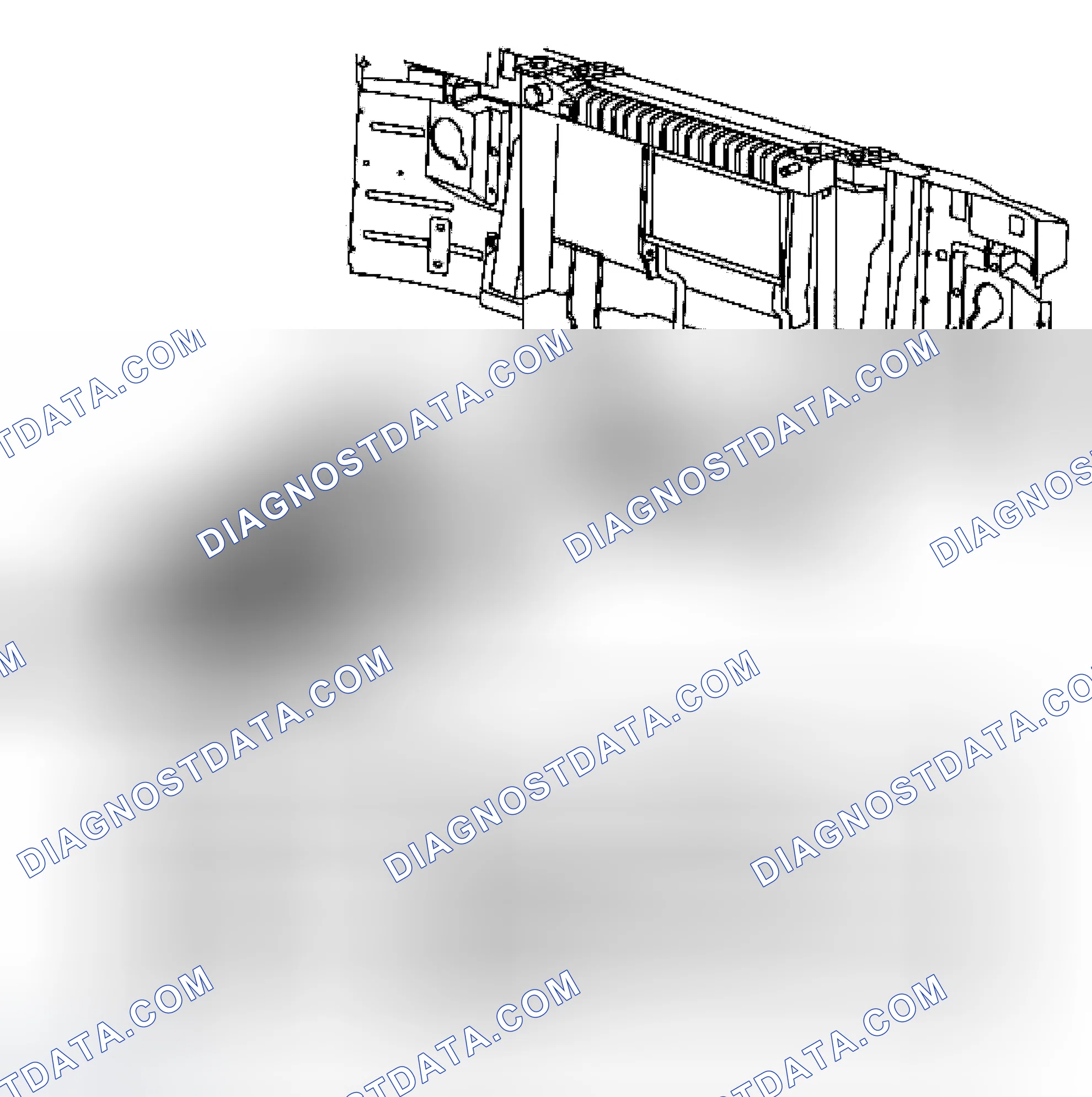 Scheme 710: Transmission Cooling Components -4R100 Transmission