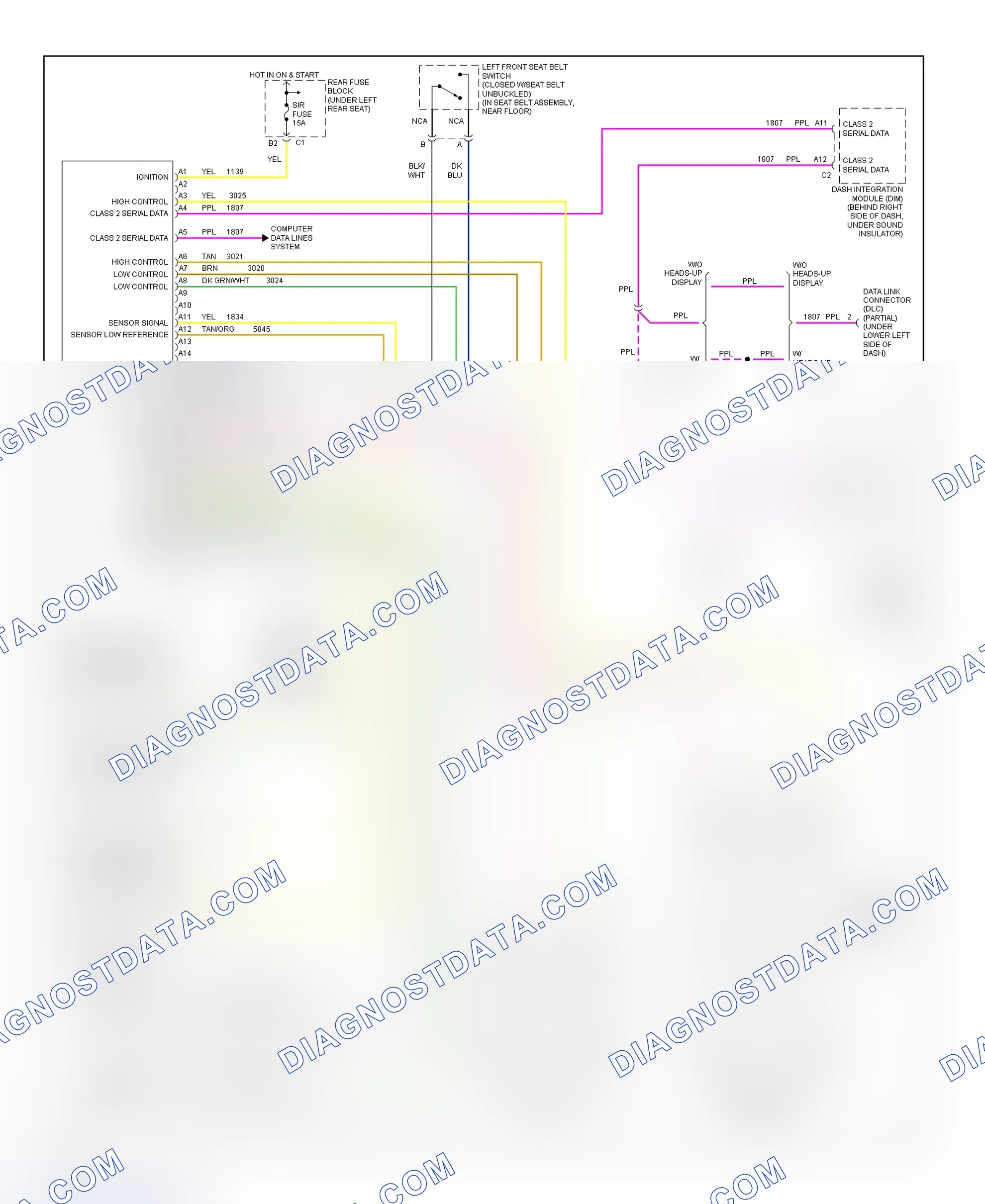 Scheme 76: SIR System Wiring Diagram (Bonneville)