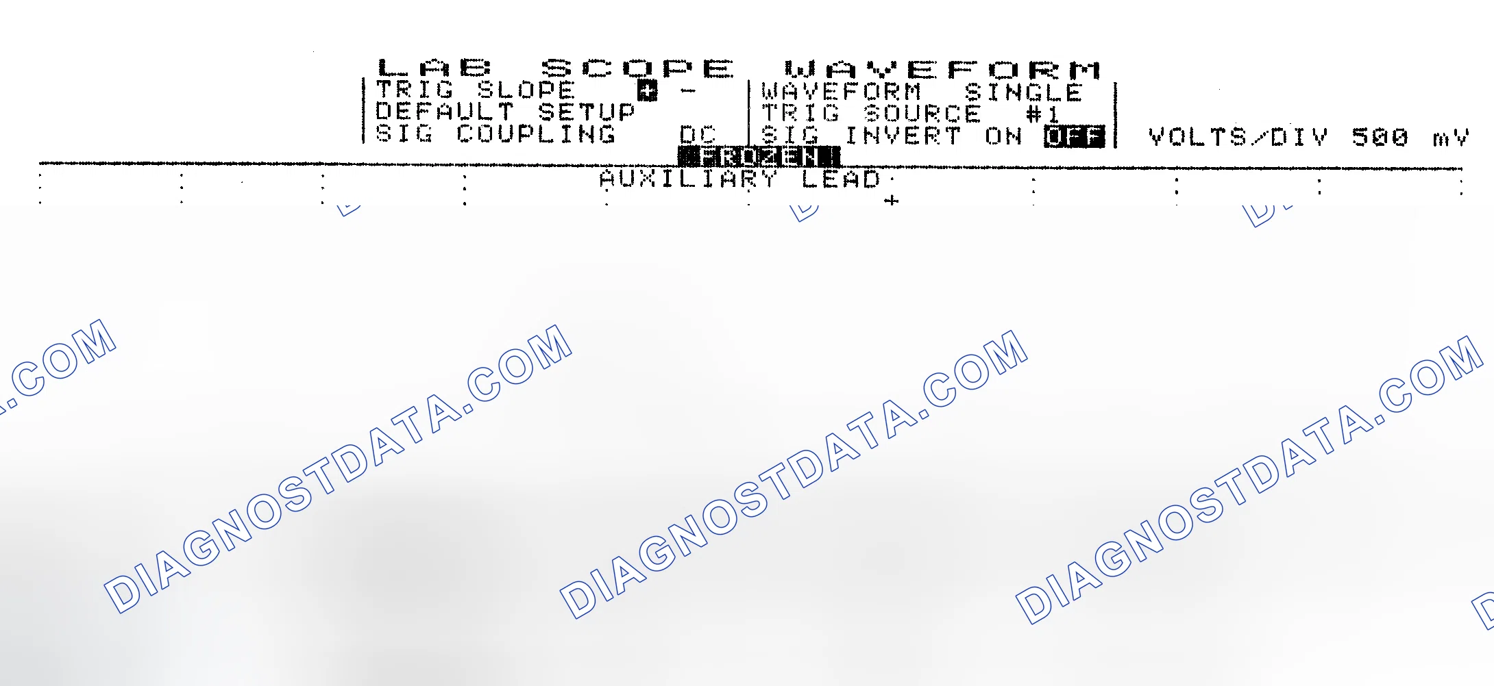Scheme 10: Single Injector w/Excessive Current Flow - Current Pattern