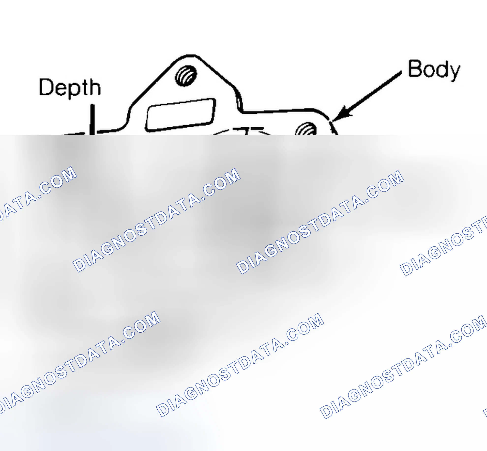 Scheme 35: Measuring Oil Pump Gear Cavity