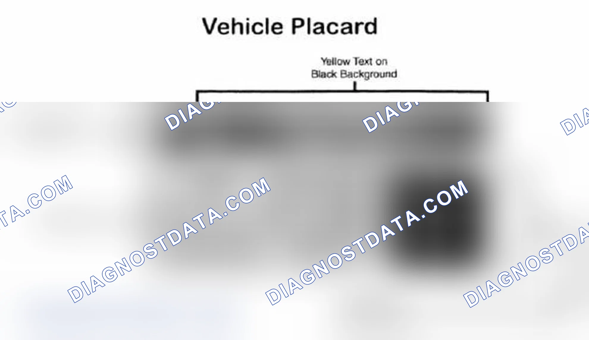 Scheme 28: Vehicle Tire Placard - Typical