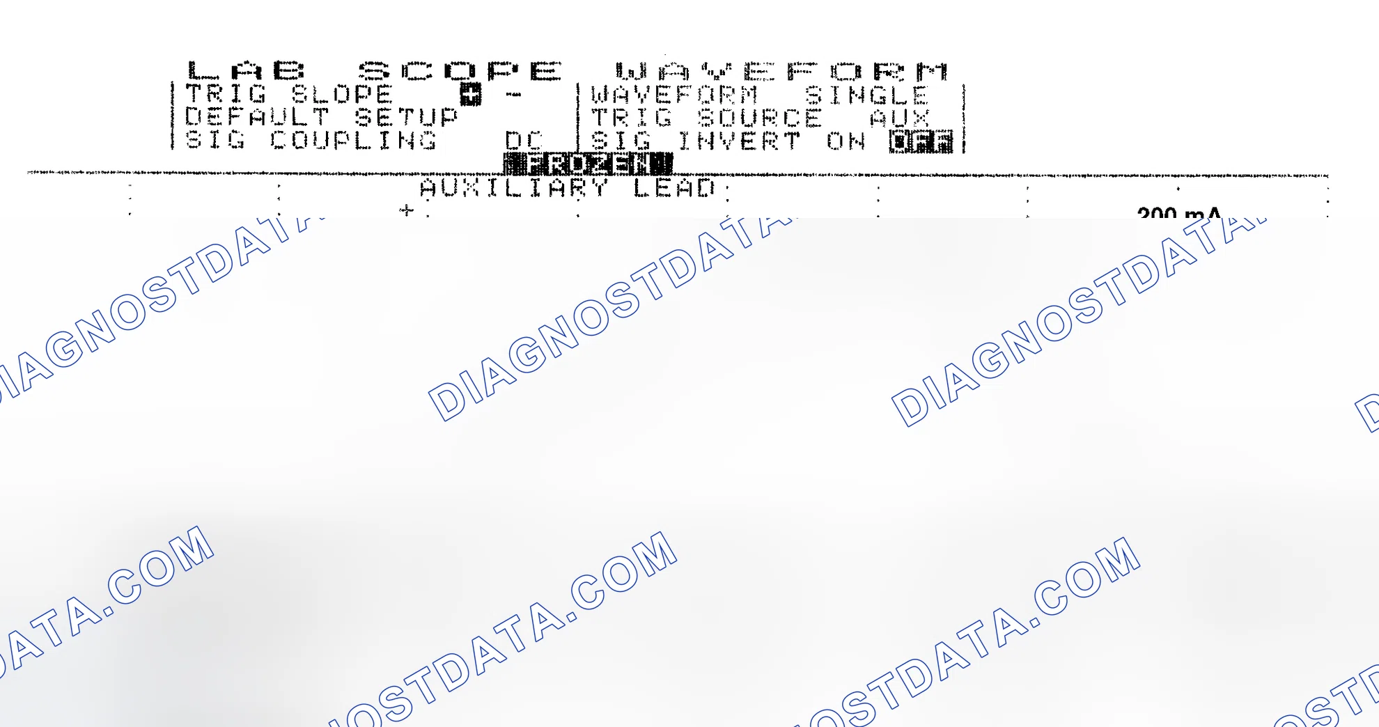 Scheme 13: Single Injector w/Normal Current Flow - Current Pattern