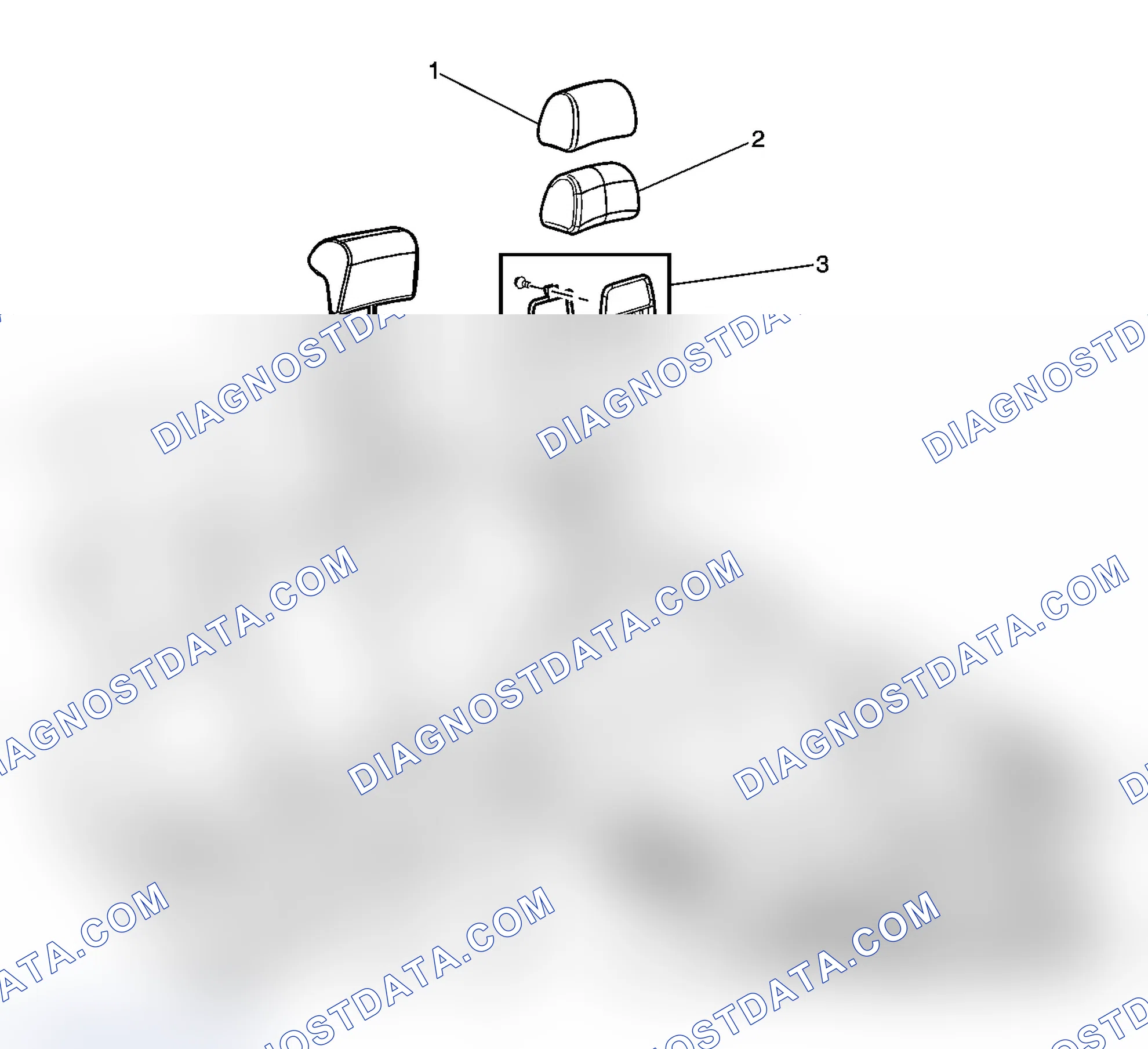 Scheme 23: Trim Cover, Pad, Support, Guide Replacement - Seat Head Restraint