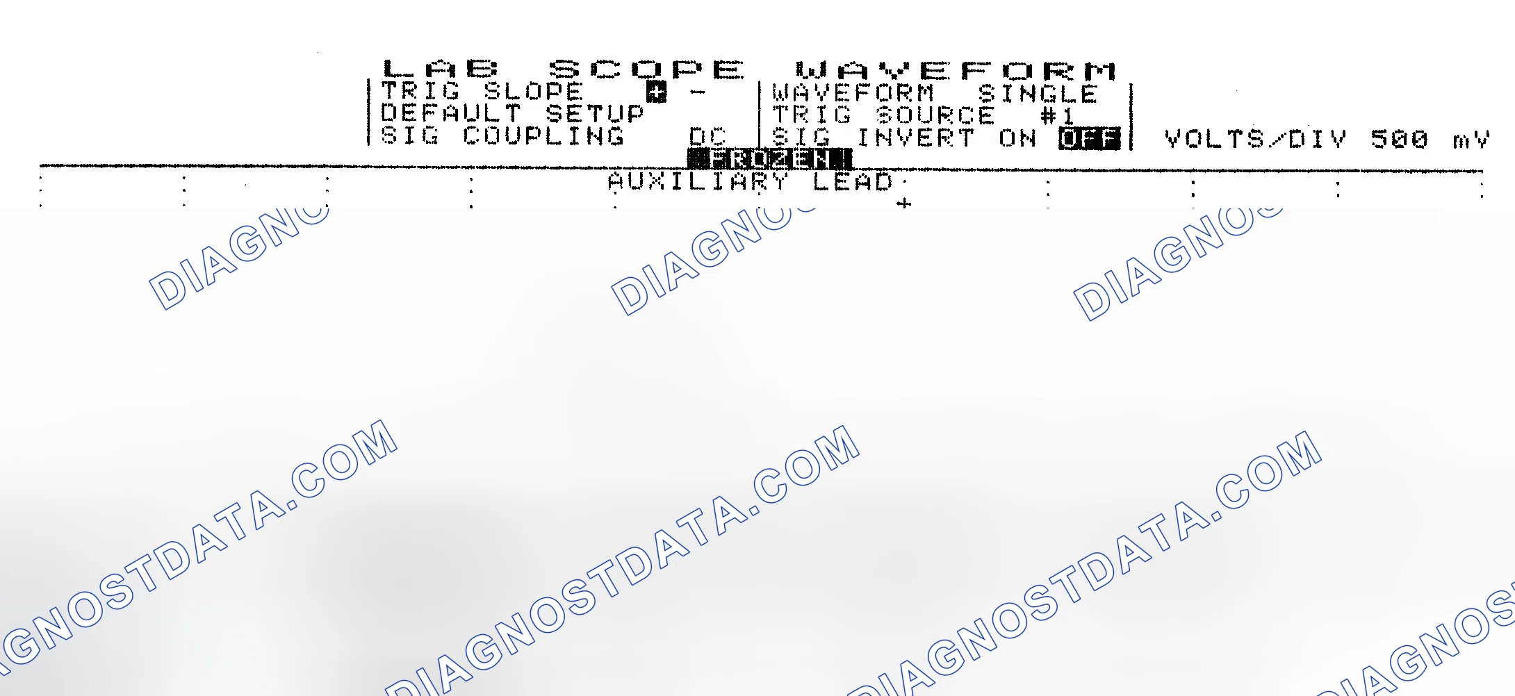 Scheme 10: Single Injector w/Excessive Current Flow - Current Pattern