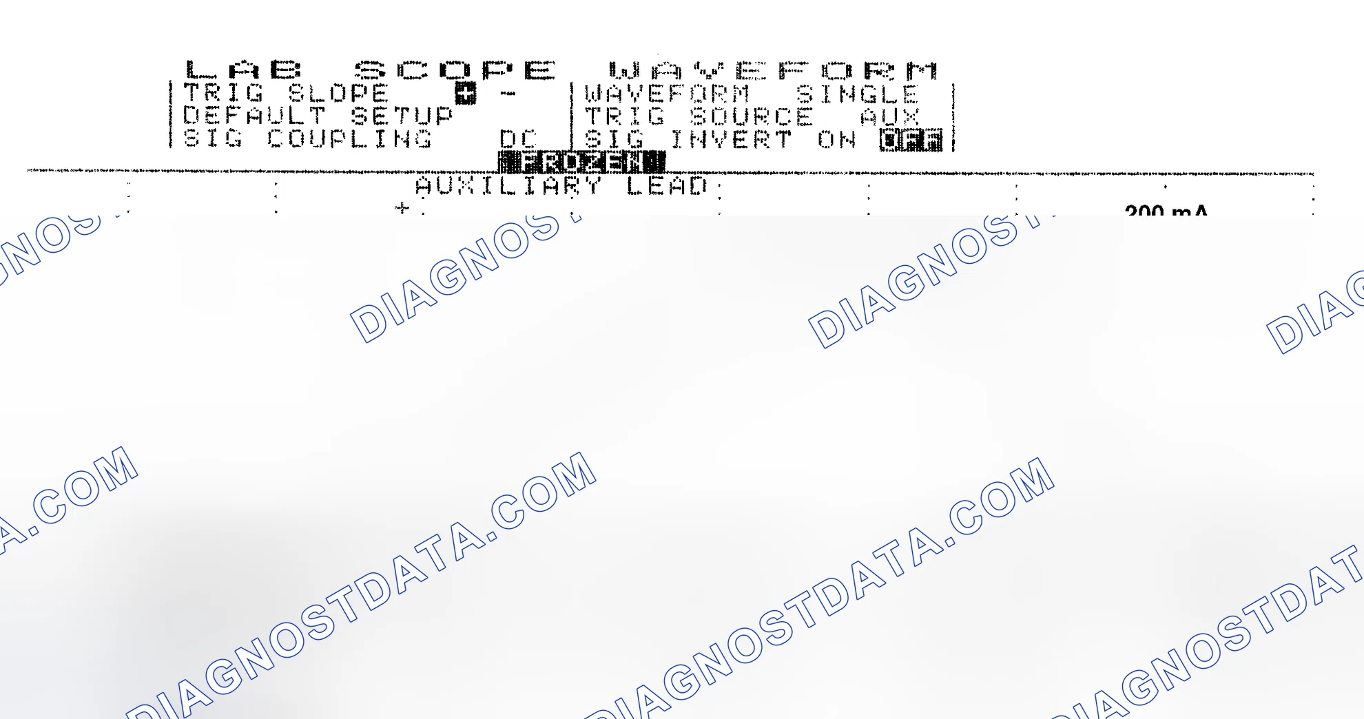 Scheme 13: Single Injector w/Normal Current Flow - Current Pattern