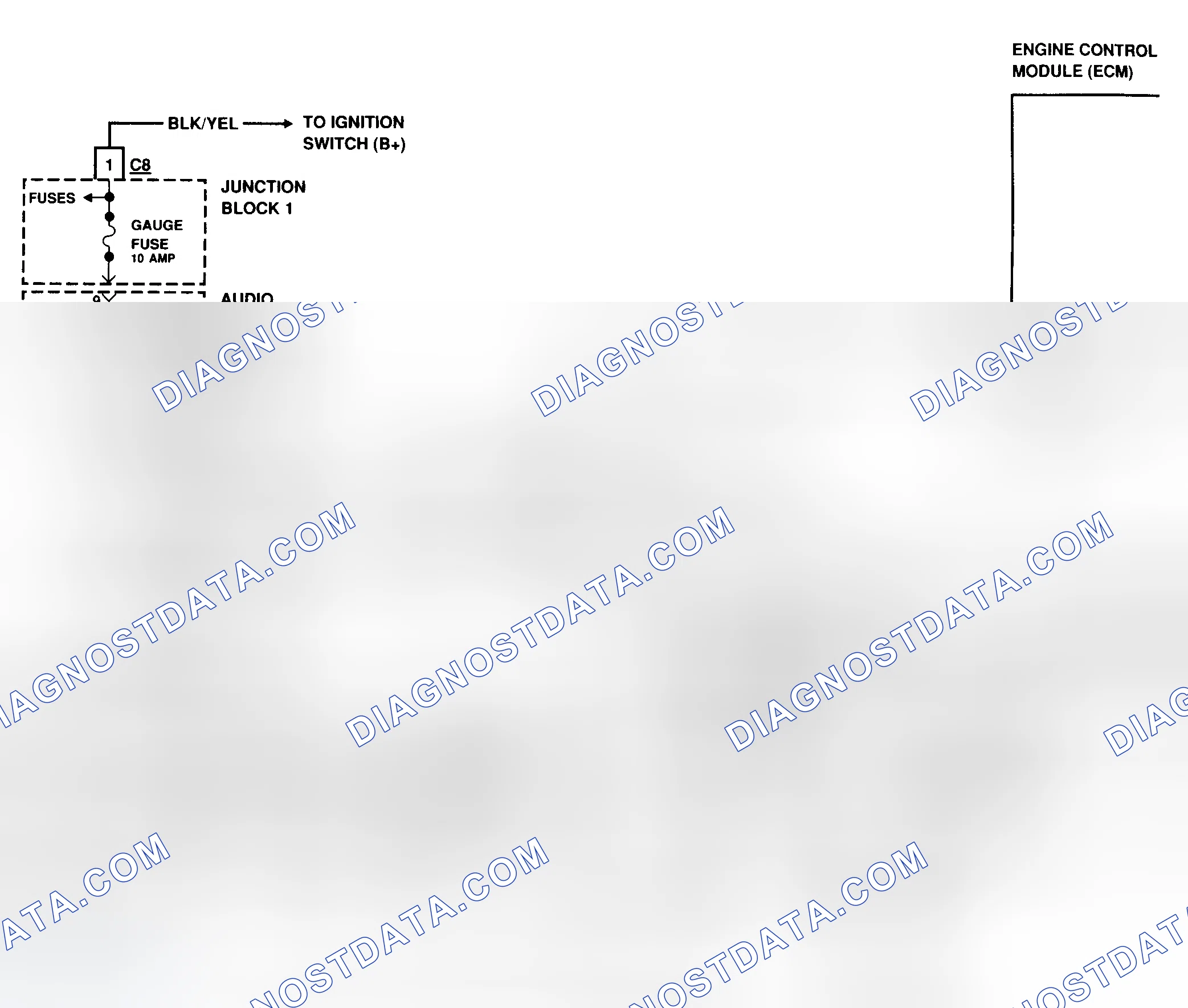 Scheme 49: CODE 42 - Schematic (Prizm) Vehicle Speed Sensor Circuit, Open Or Shorted Circuit