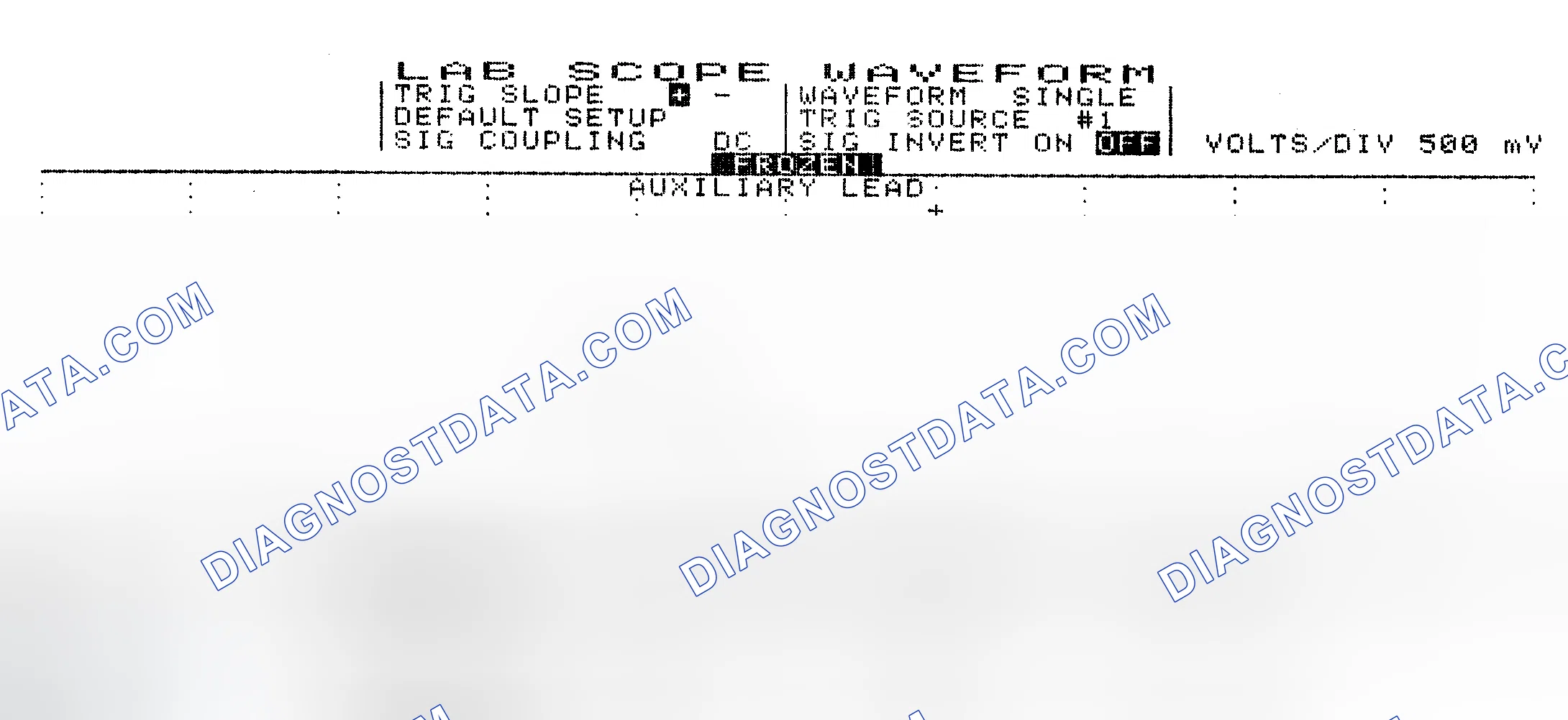 Scheme 10: Single Injector w/Excessive Current Flow - Current Pattern