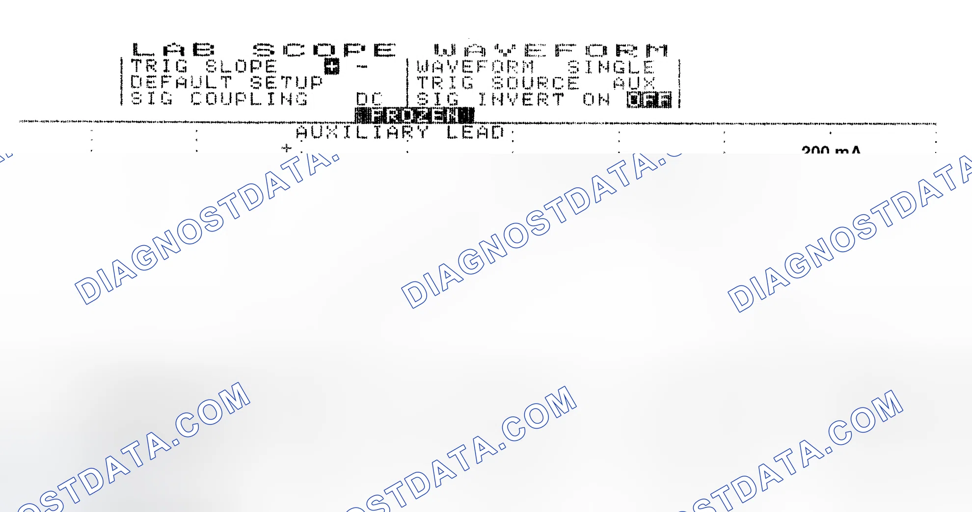 Scheme 13: Single Injector w/Normal Current Flow - Current Pattern