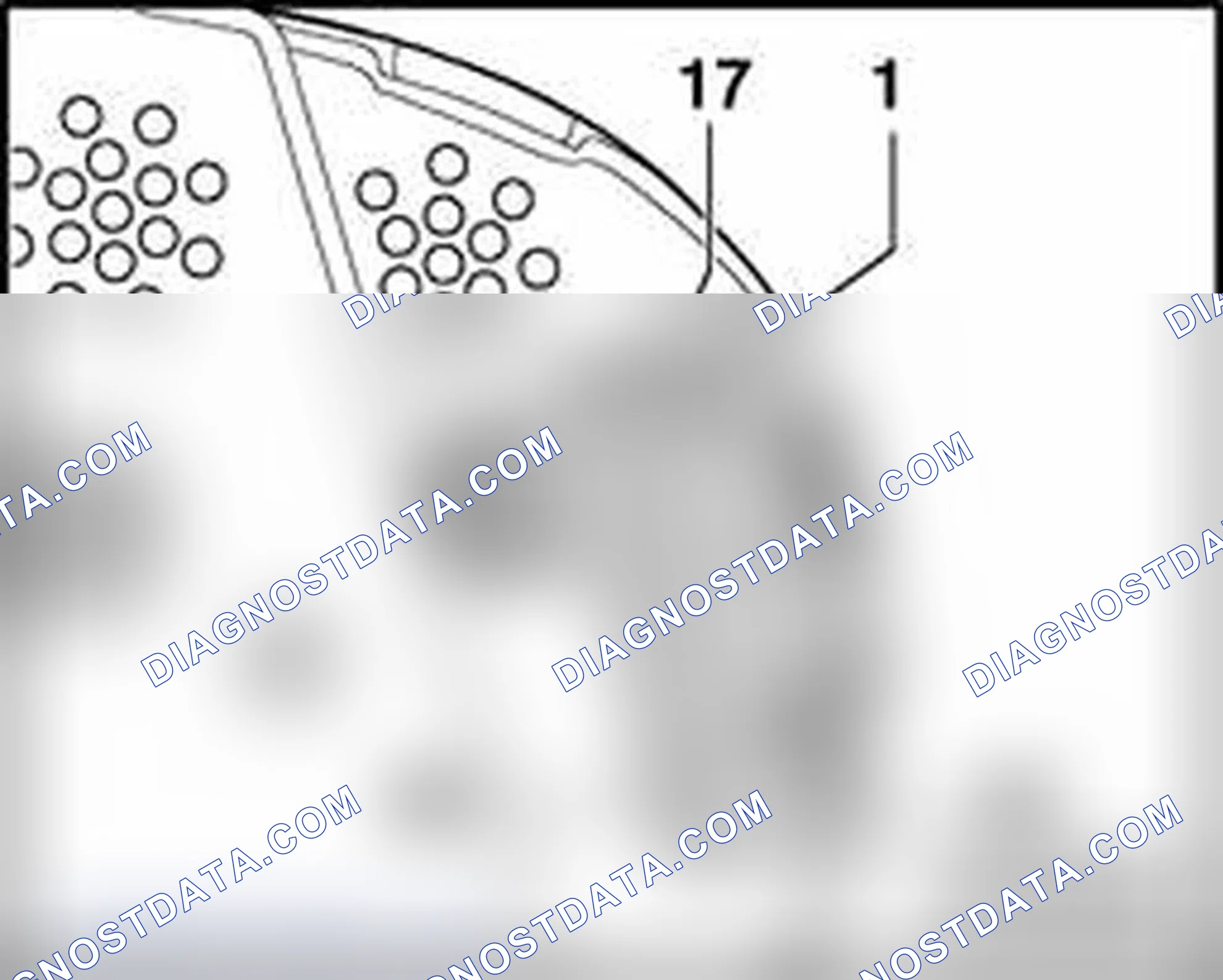 Scheme 99: Instrument cluster multi-pin connector assignments