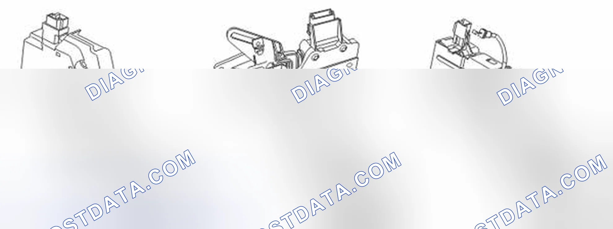 Scheme 242: Lock unit, tailgate/trunk lid