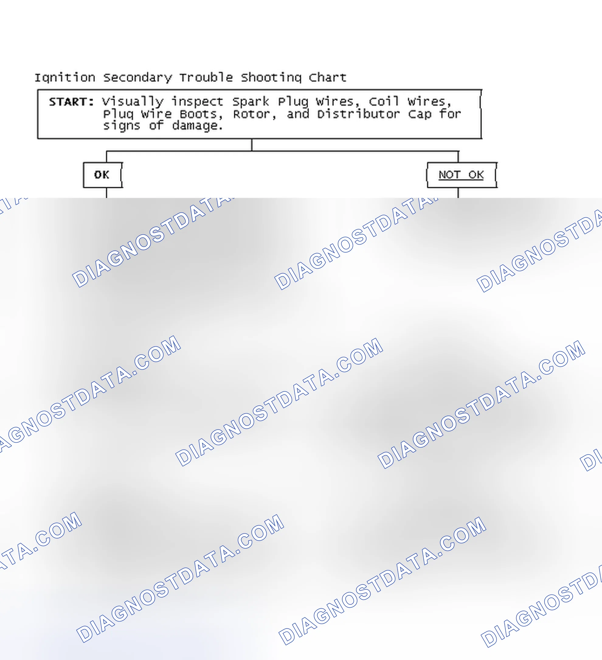 Scheme 1: Ignition Secondary Trouble Shooting Chart