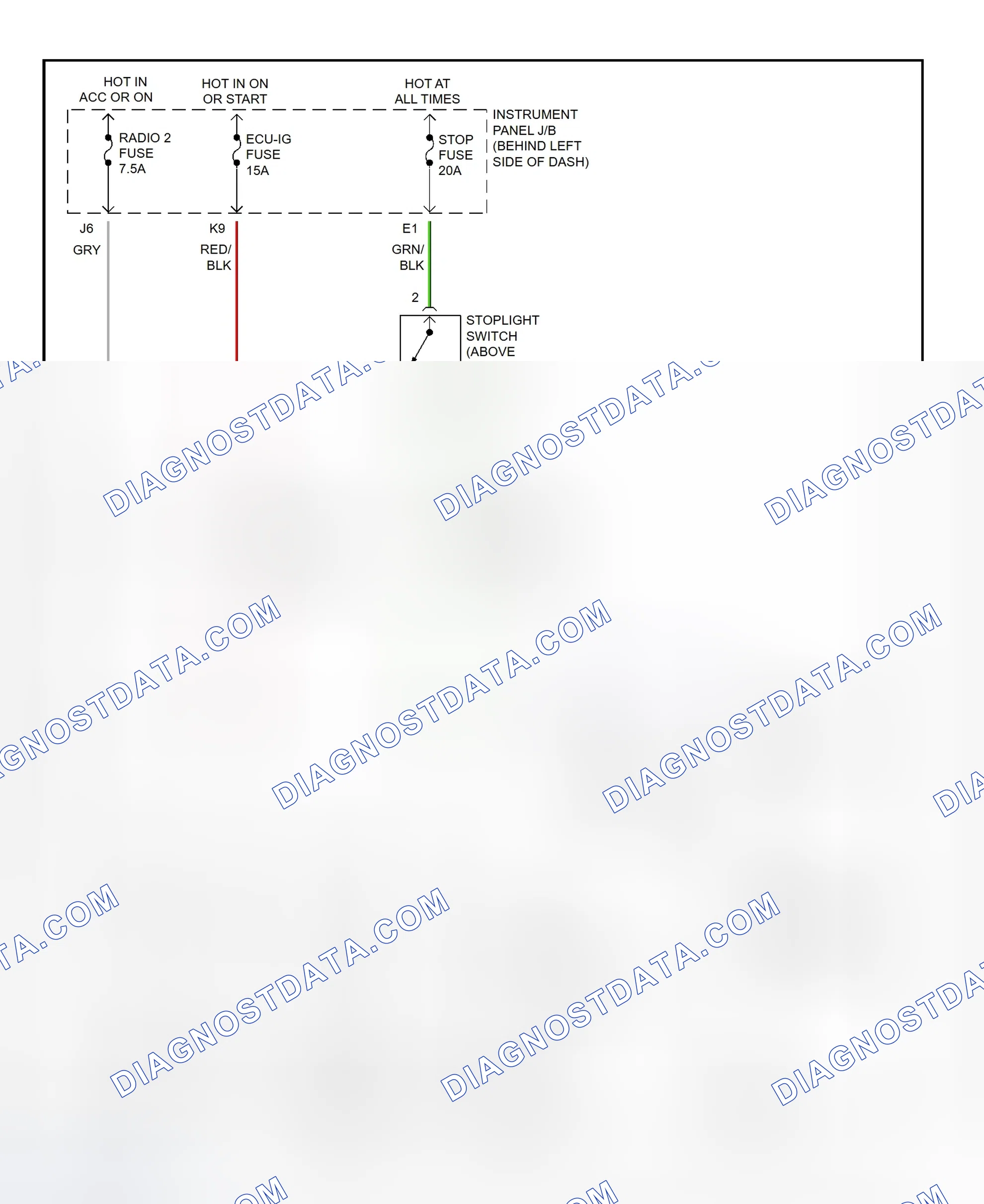 Scheme 368: Shift Interlock System Wiring Diagram (2002 - Toyota Highlander)