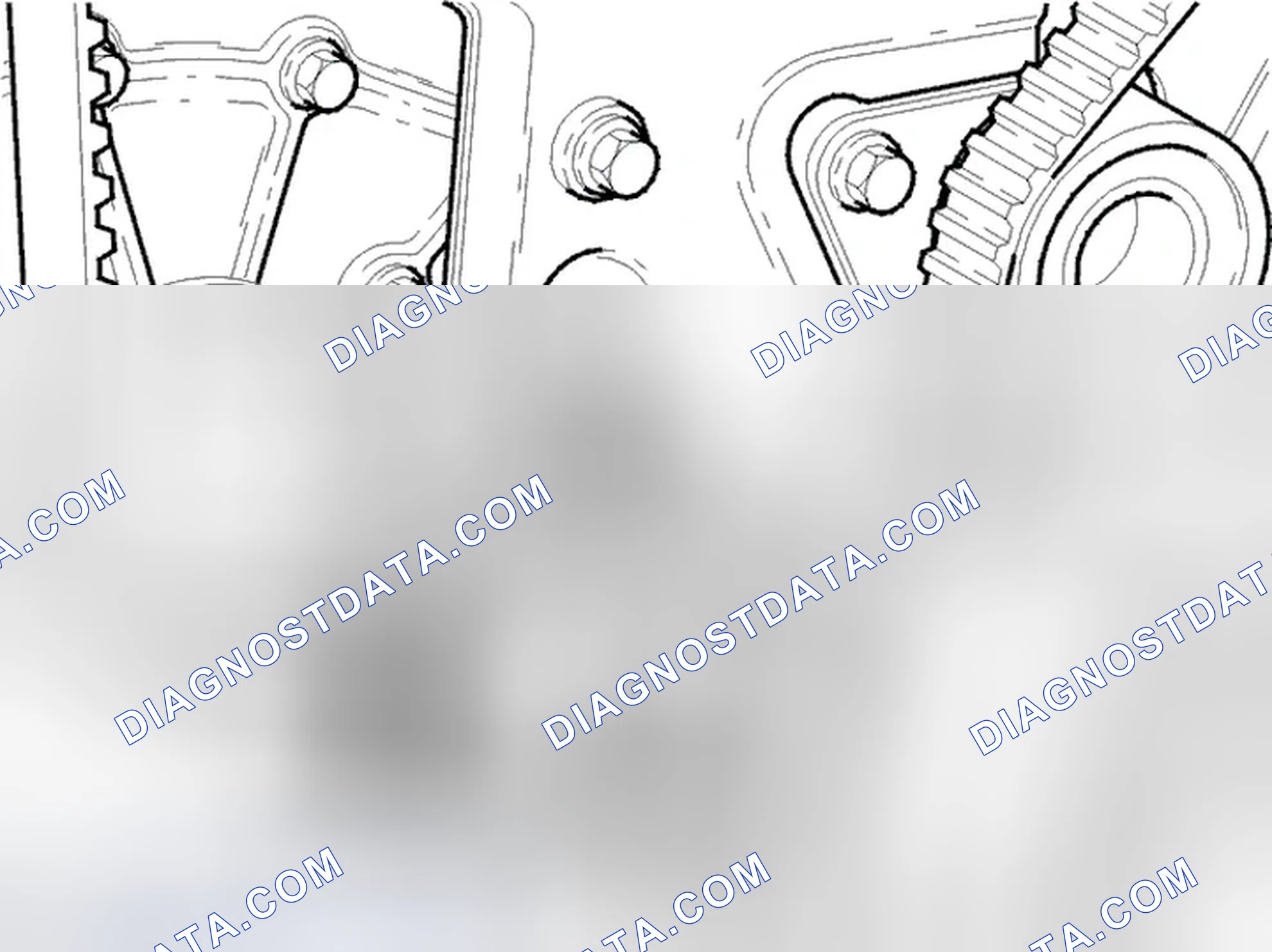 Scheme 147: Adjusting timing belt tension