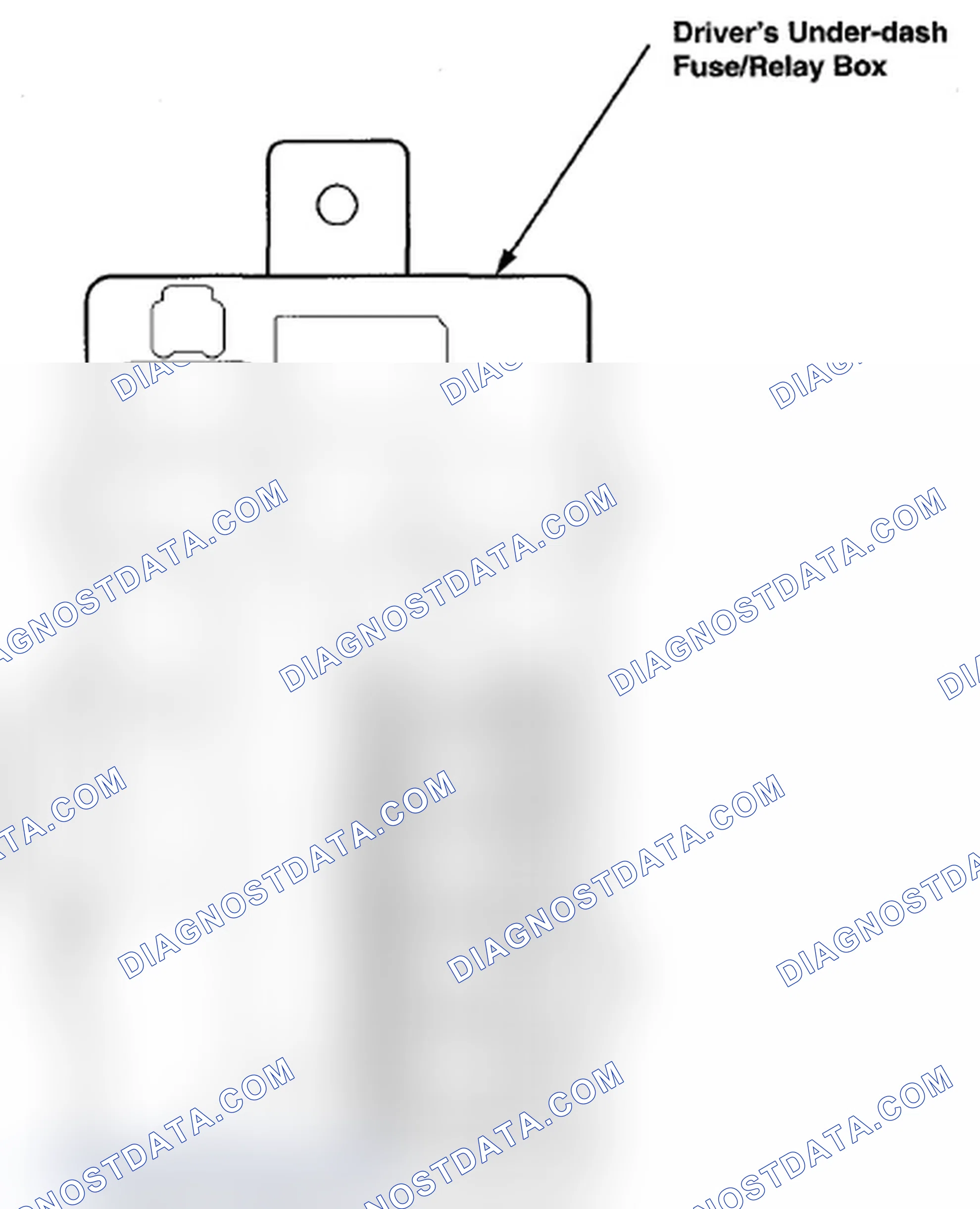 Scheme 360: Drivers Under-Dash Fuse/Relay Box (6-1)