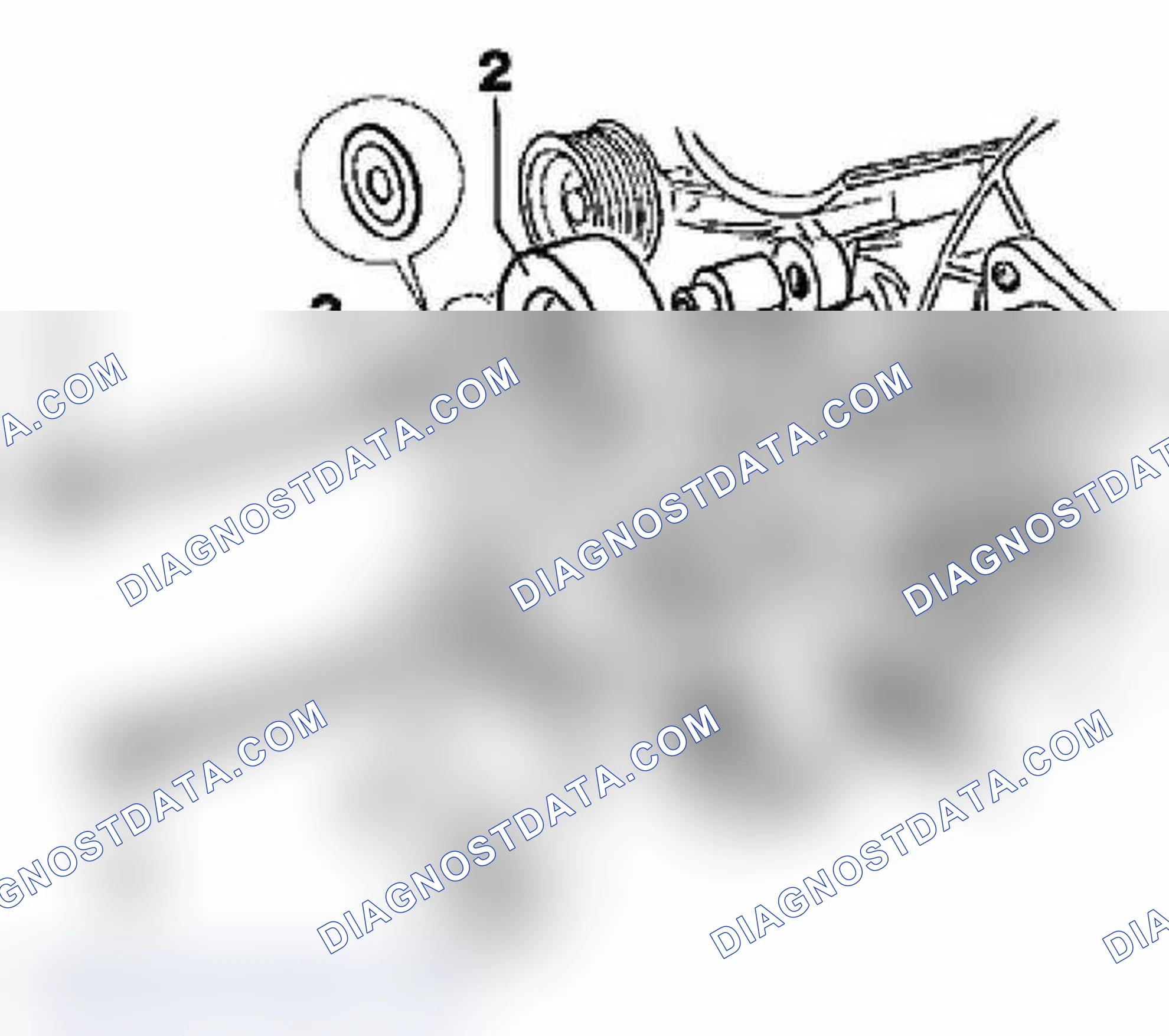 Scheme 366: REMOVING AND INSTALLING DEFLECTION ROLLERS FOR DRIVE BELT