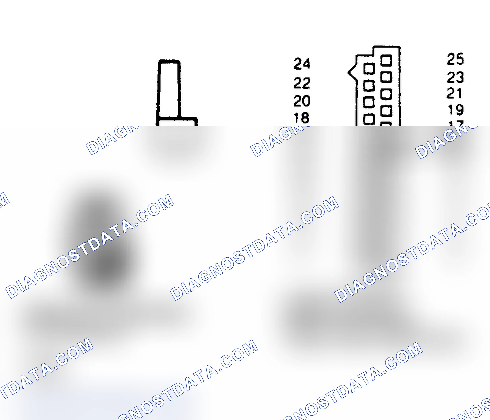 Scheme 154: Solenoid Assembly Connectors & Logic Module Red Connector View From Wire End