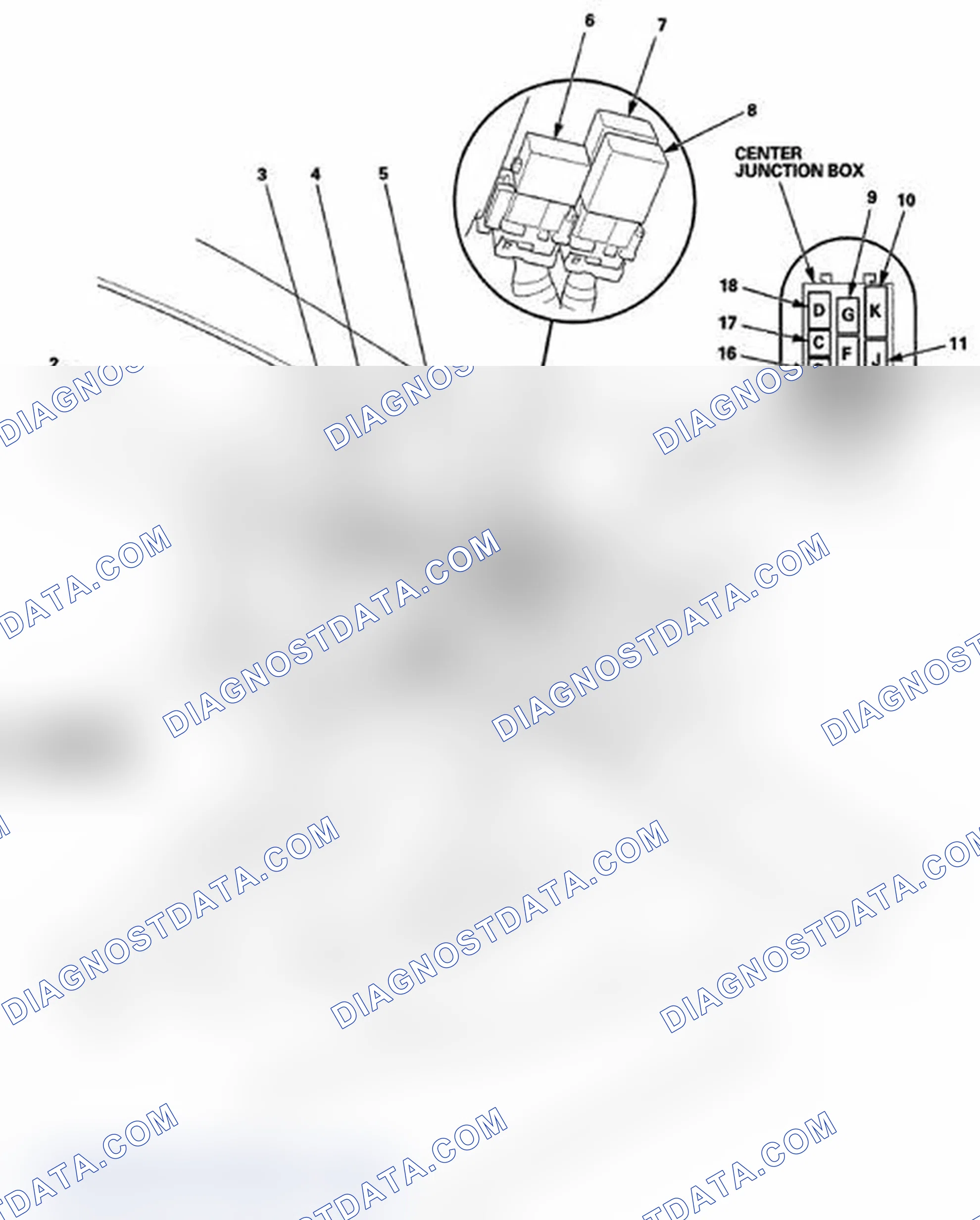 Scheme 29: Identifying Dashboard Wire Harness (Steering Column Side)