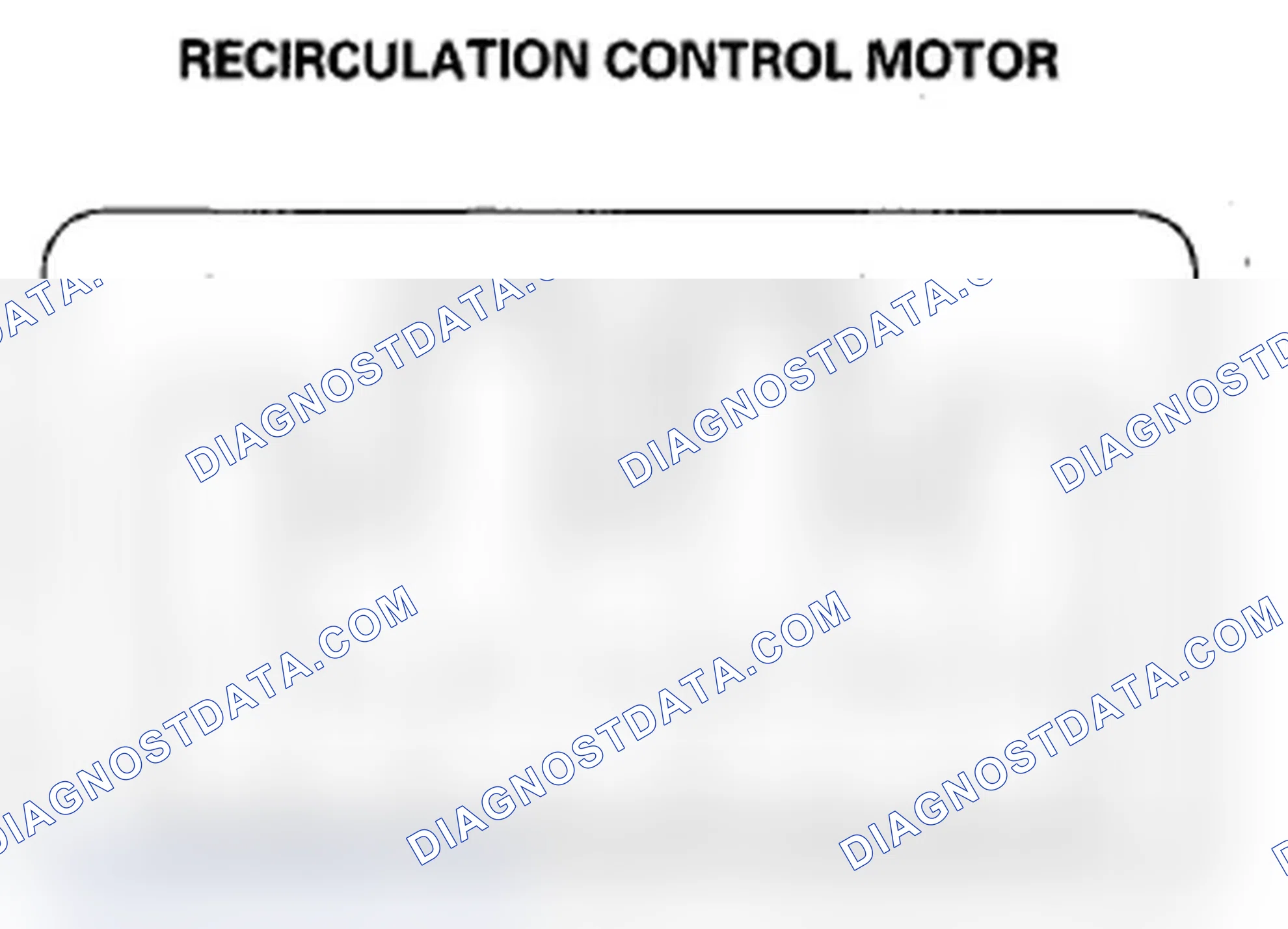 Scheme 117: Recirculation Control Motor Test