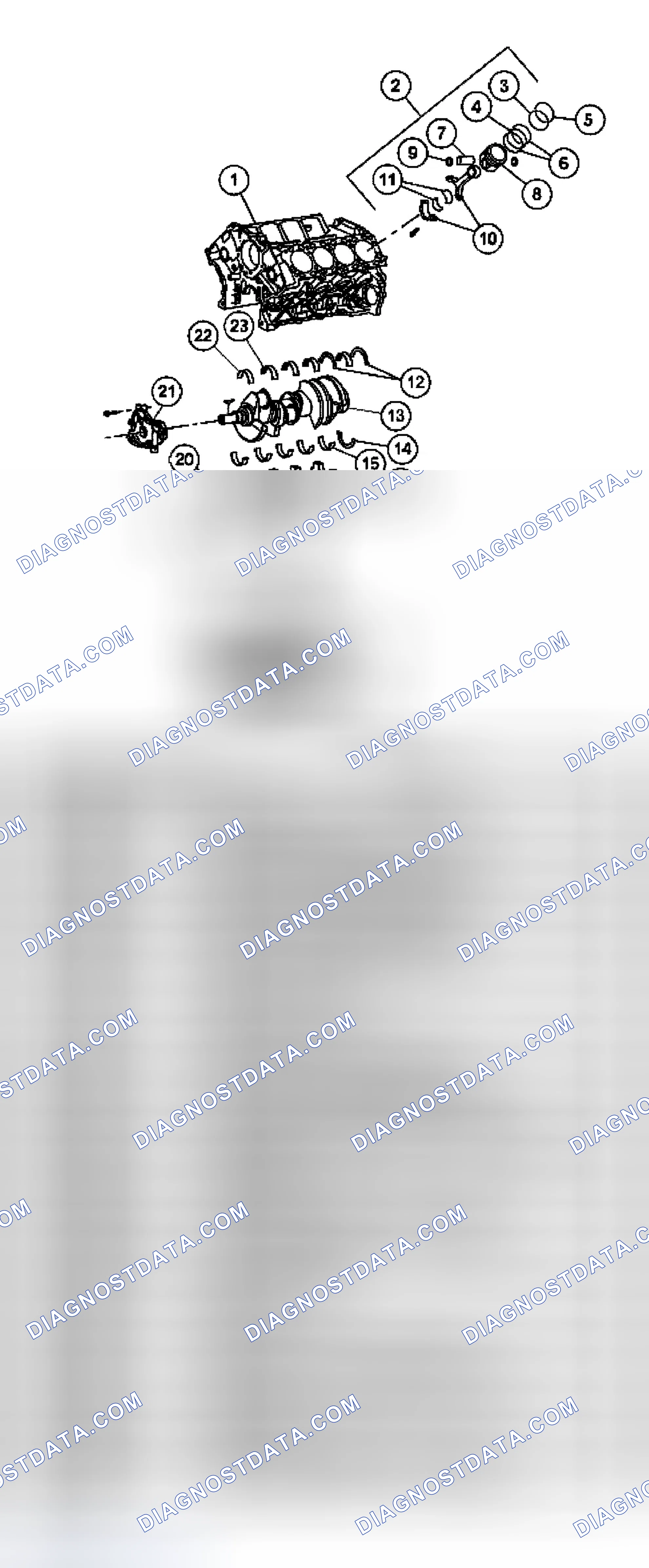 Scheme 234: 5.4L Engine - Lower End