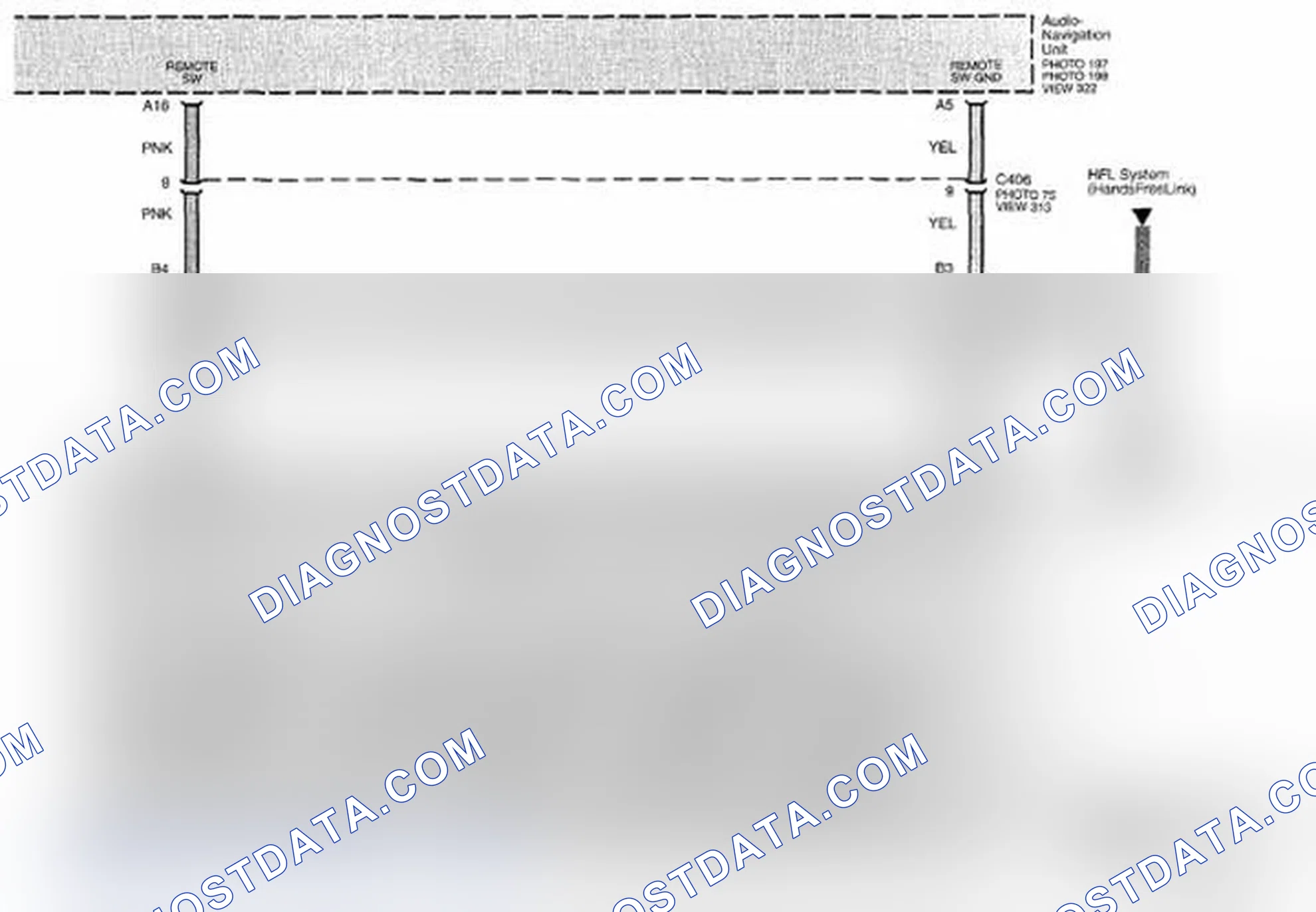 Scheme 451: Audio System Circuit Diagram - Navigation (Page 150-30)