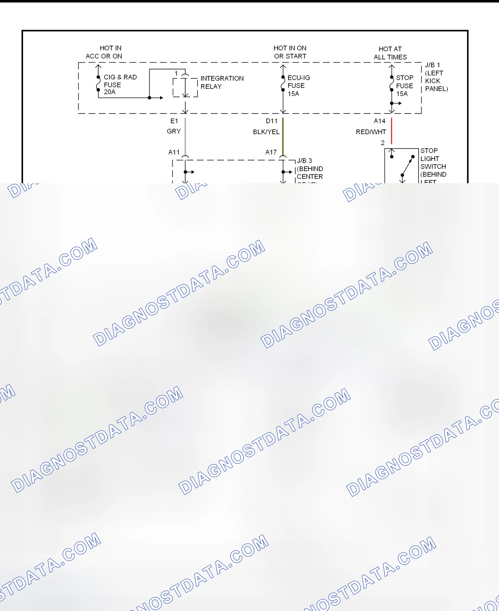 Scheme 13: Shift Interlock System Wiring Diagram (1995-96 Corolla)