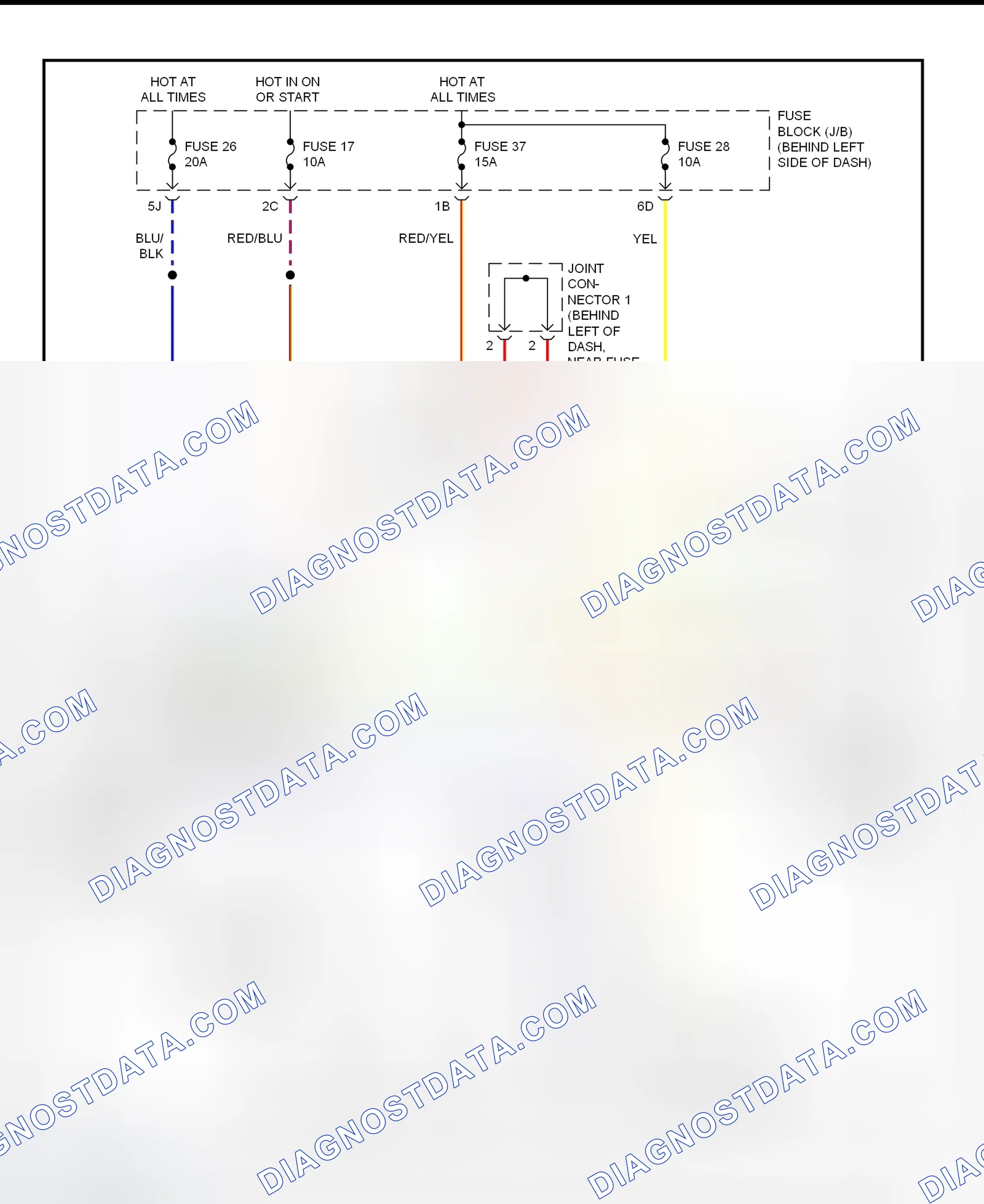 Scheme 105: Shift Interlock System Wiring Diagram (Infiniti Q45)