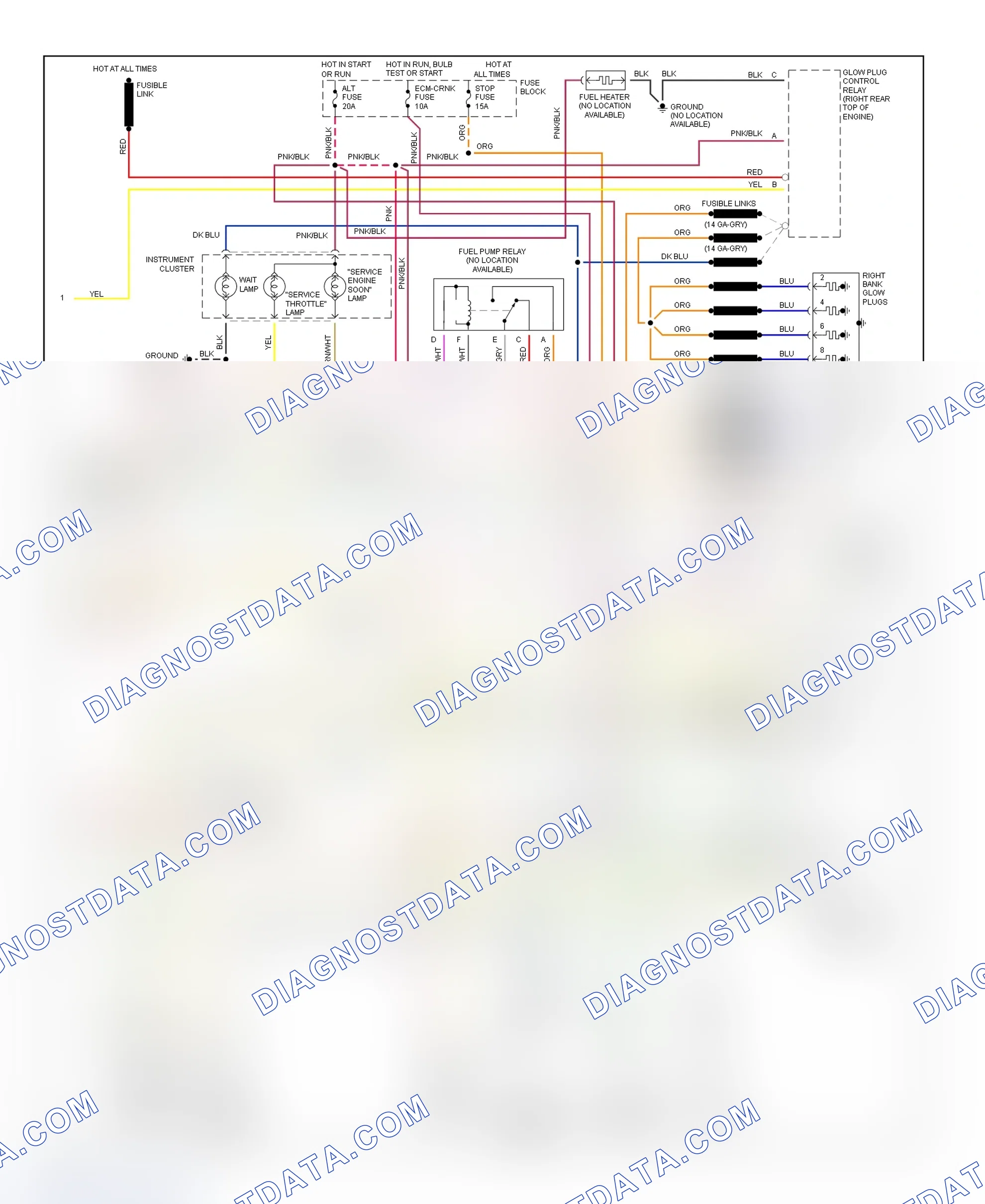 Scheme 236: Wiring Diagram ("P" Series - 6.5L VIN F - 2 Of 2)