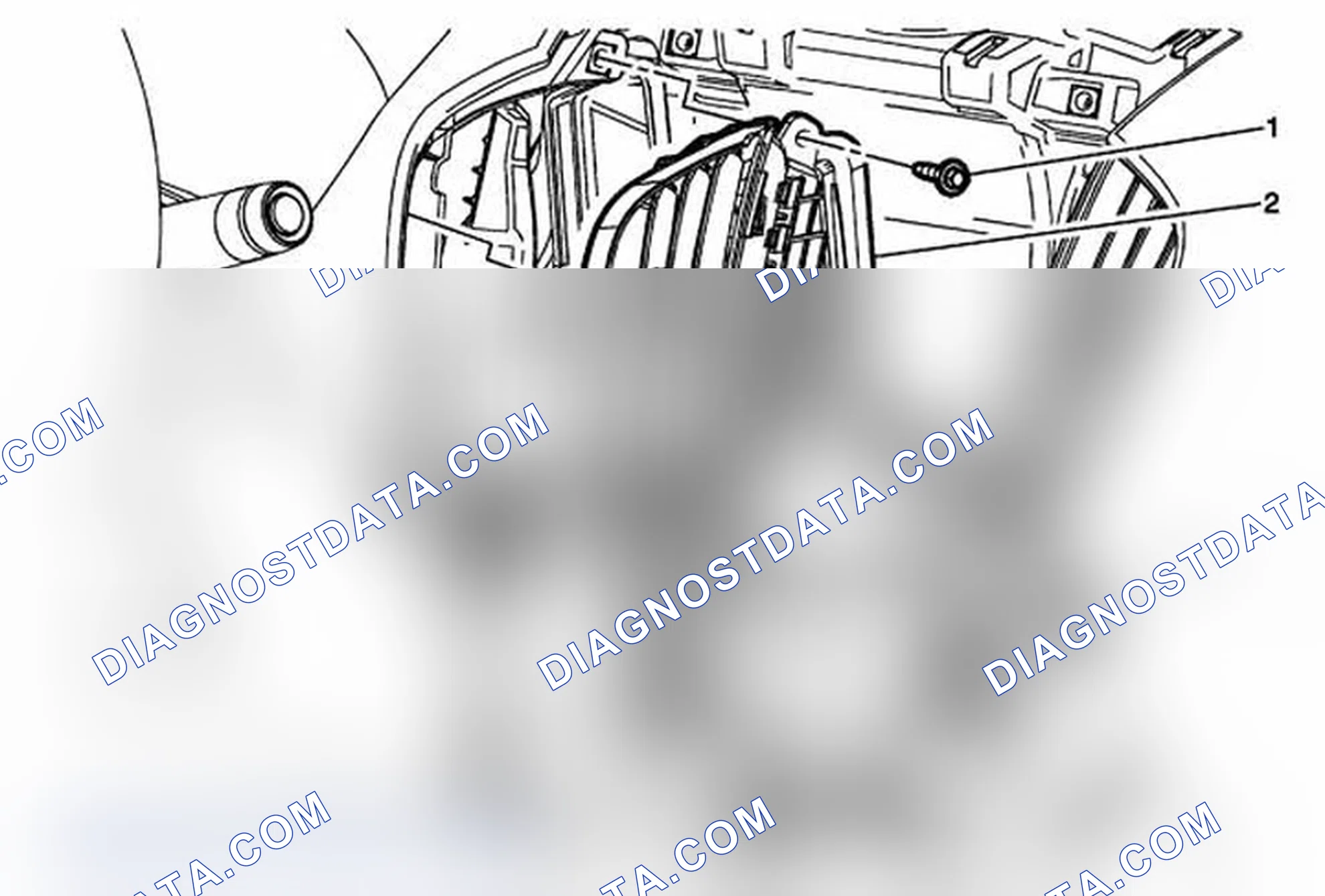 Scheme 48: Instrument Panel Center Air Outlet Replacement - Left Side