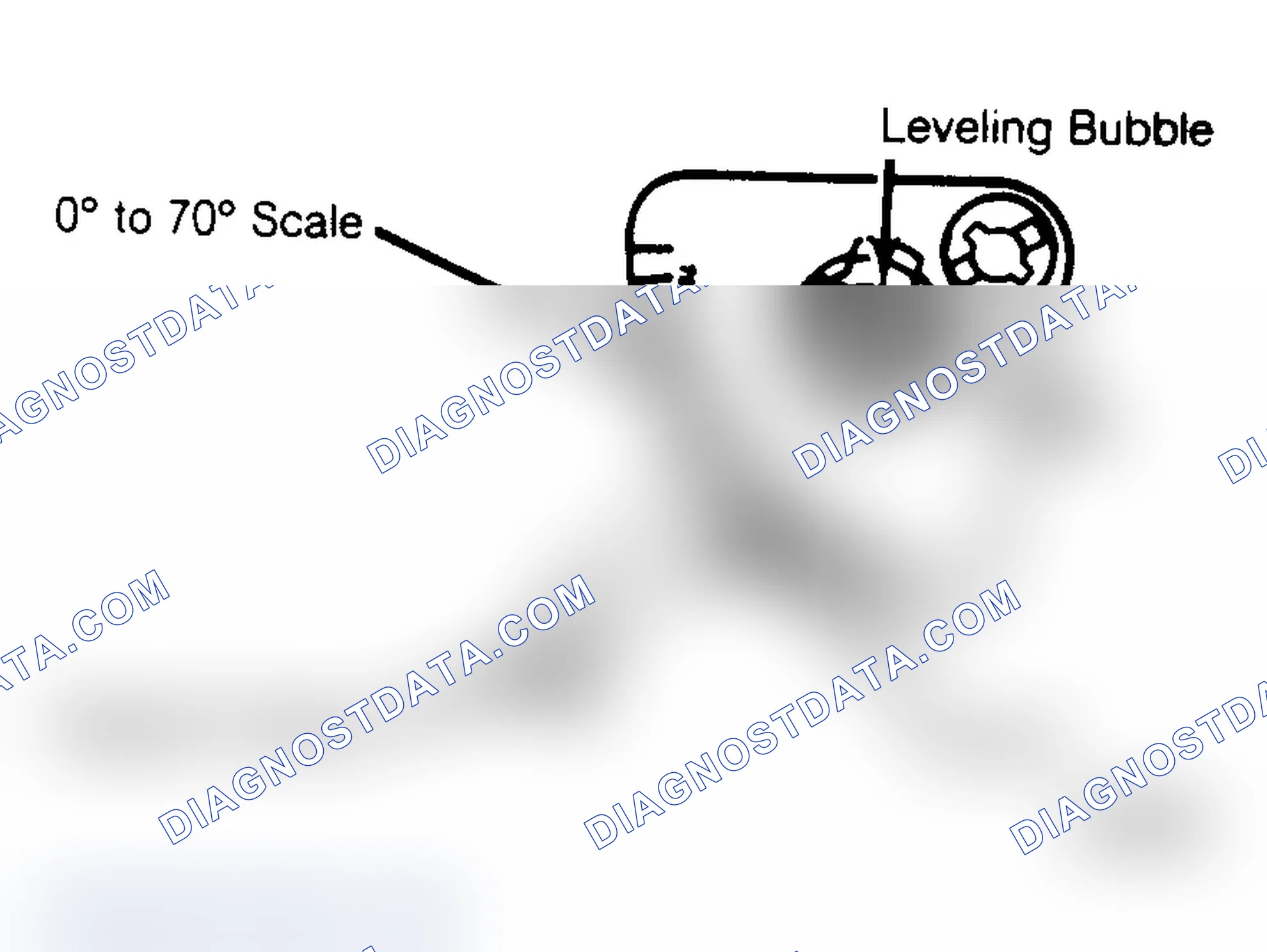 Scheme 3: Choke Valve Angle Gauge This gauge must be used to perform some adjustments.