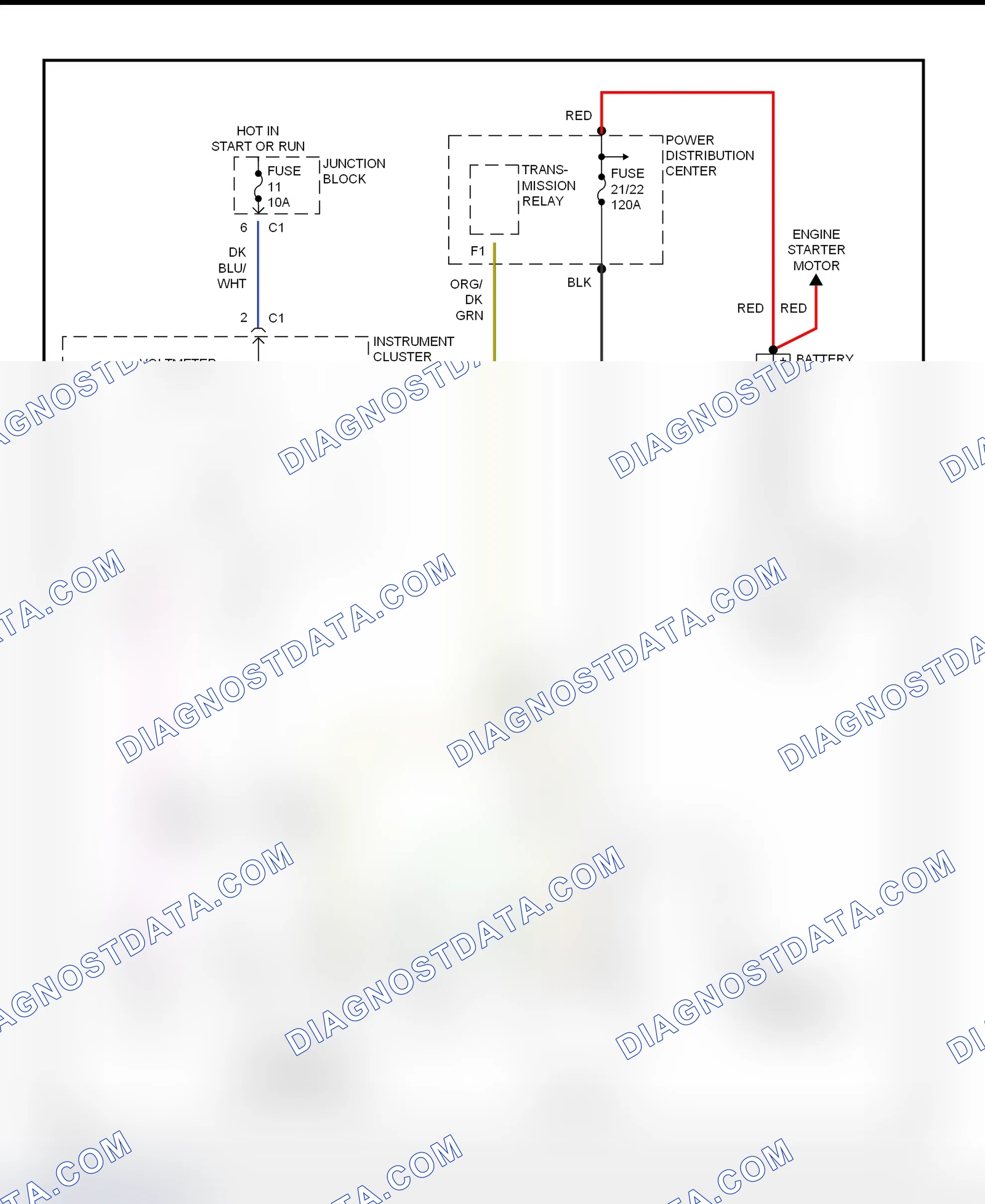 Scheme 2: Charging System Wiring Diagram