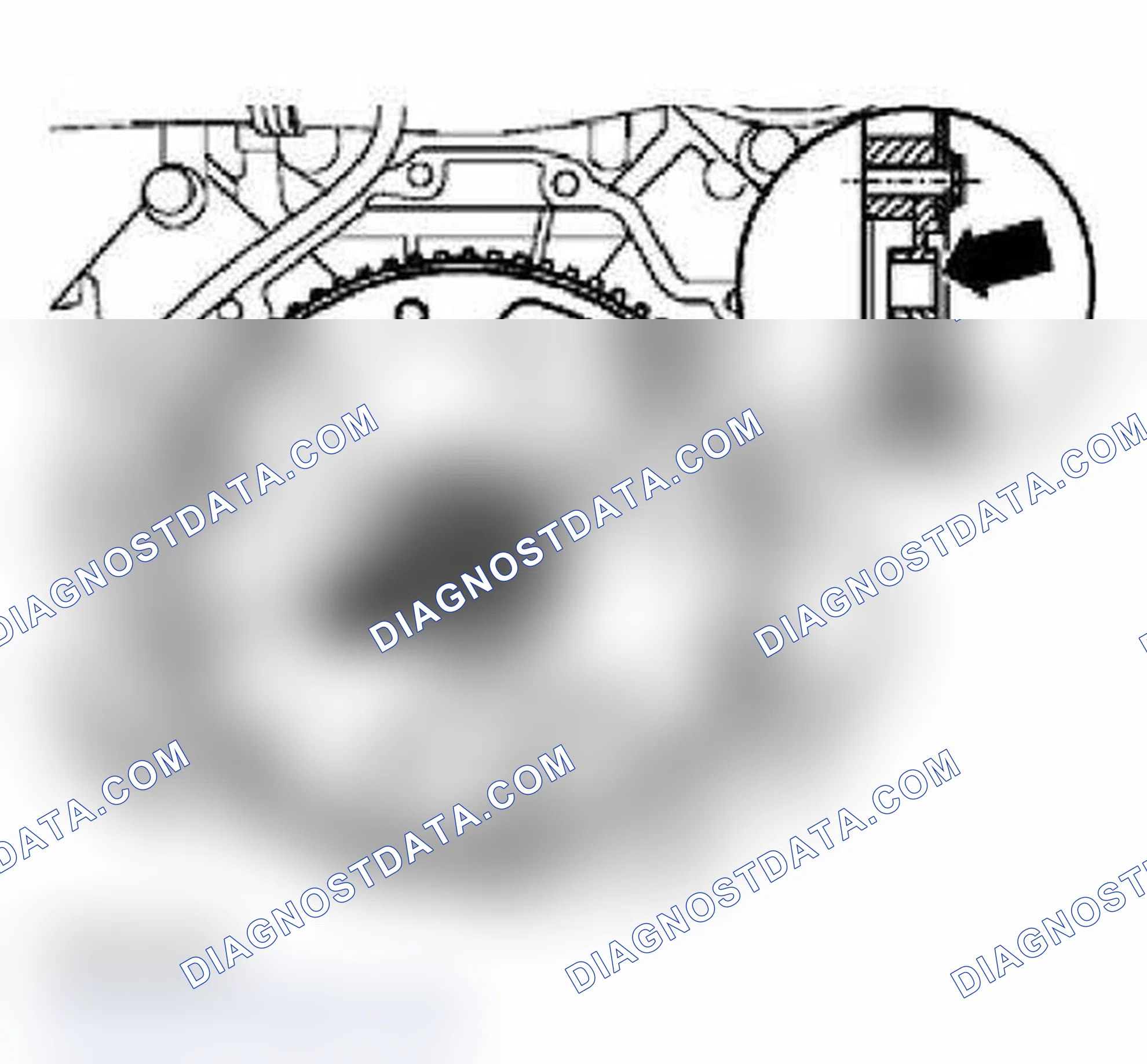 Scheme 137: Centering bushing of drive plate for automatic transmission 01V