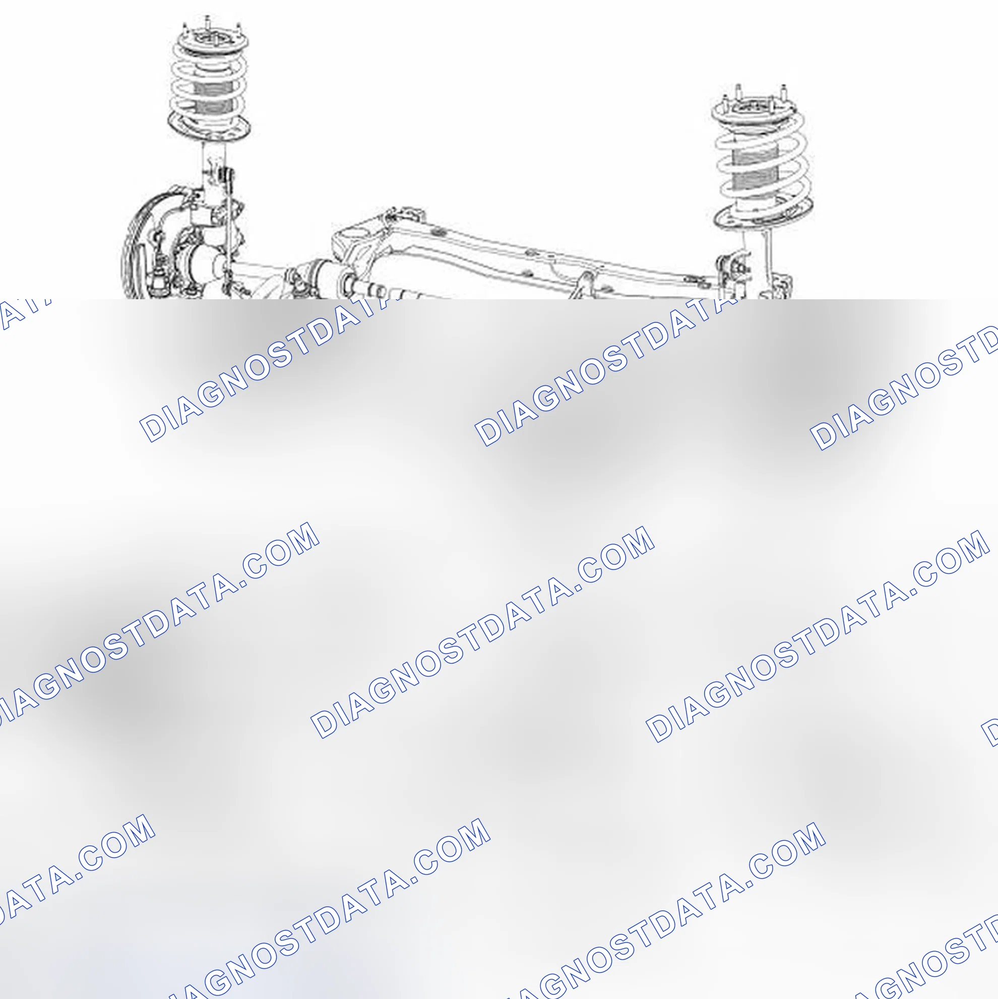 Scheme 19: Front Suspension - Exploded View