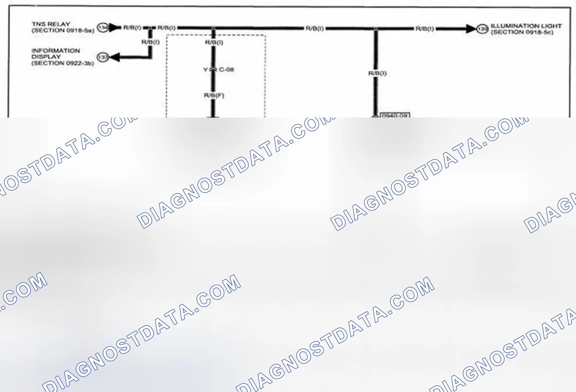 Scheme 260: Illumination Light Wiring Diagram - 0918-5b (1 Of 2)