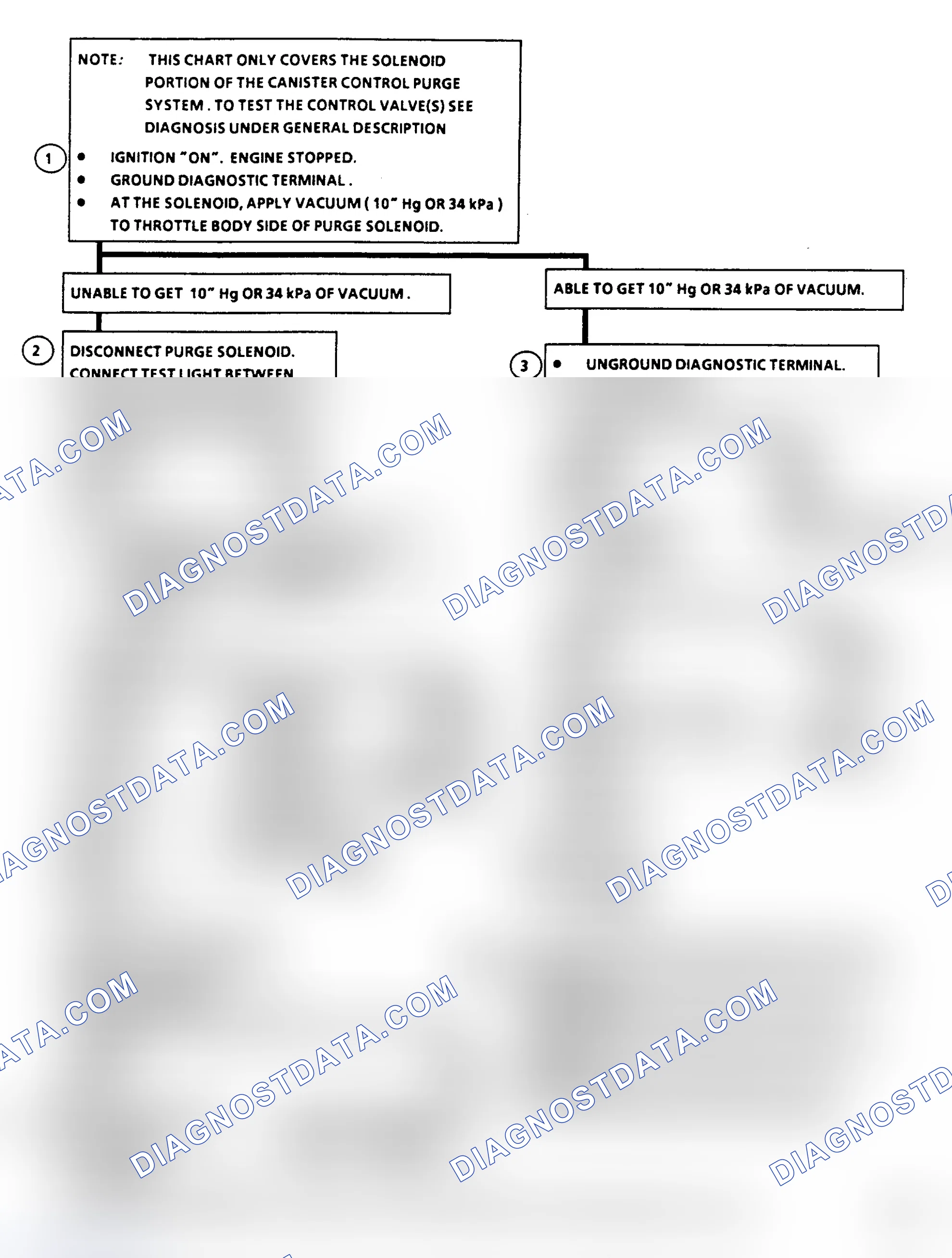 Scheme 542: Flow Chart C3, Canister Purge Check (All Engines)