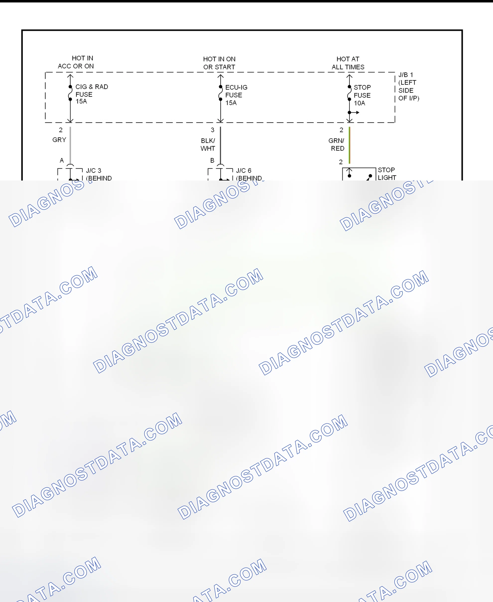 Scheme 14: Shift Interlock System Wiring Diagram (1995-96 Land Cruiser)