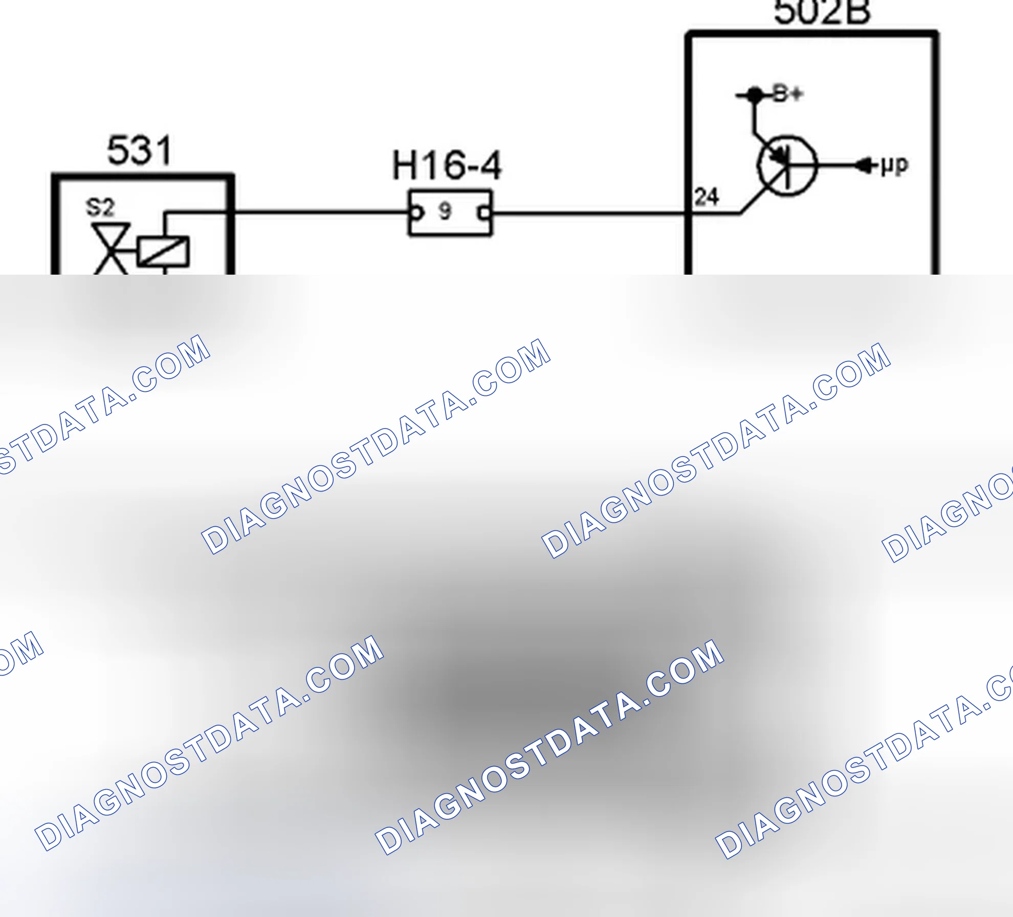 Scheme 211: P0753; Solenoid S2. Open/Short to Ground. Short to B+