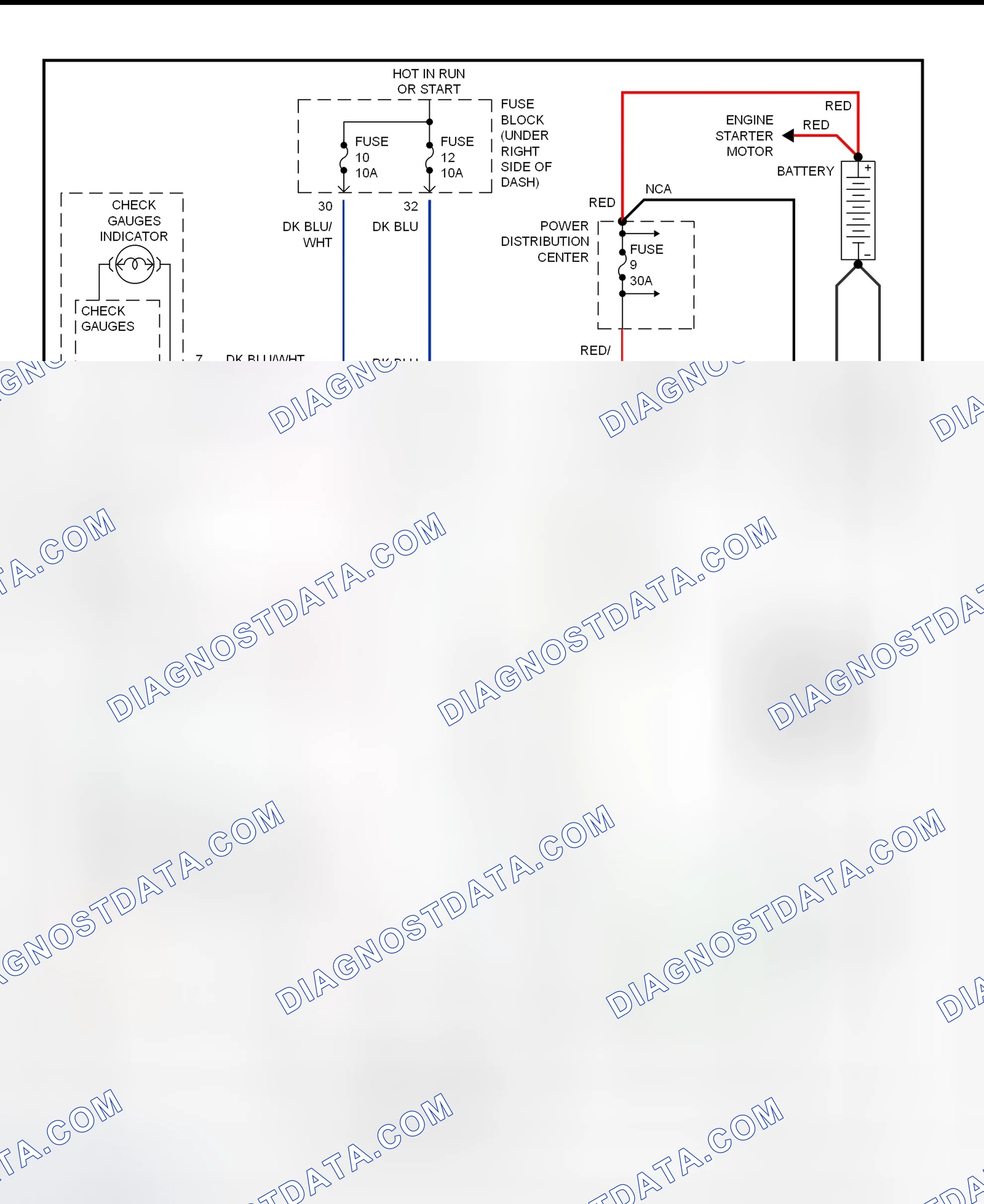 Scheme 3: Charging System Wiring Diagram (Wrangler)