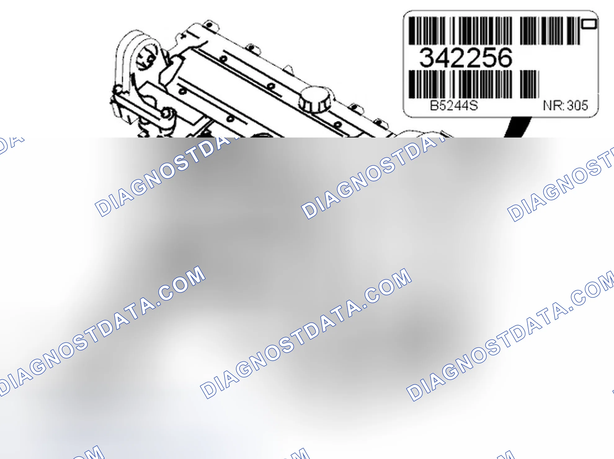 Scheme 160: Engine manufacture number, engine serial number and type