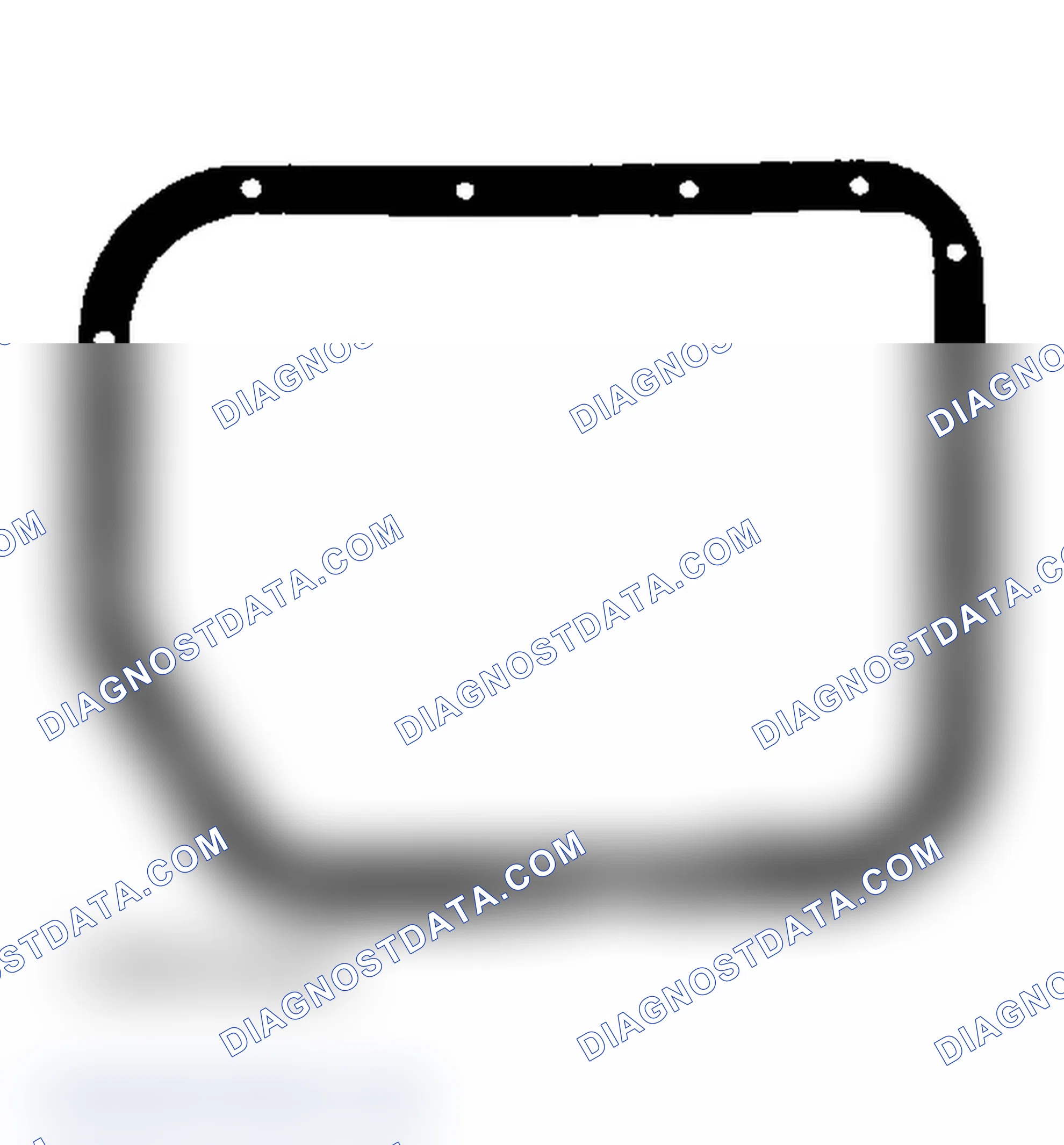Scheme 1: Identifying Oil Pan Gasket (32RH, 42RE & 44RE)