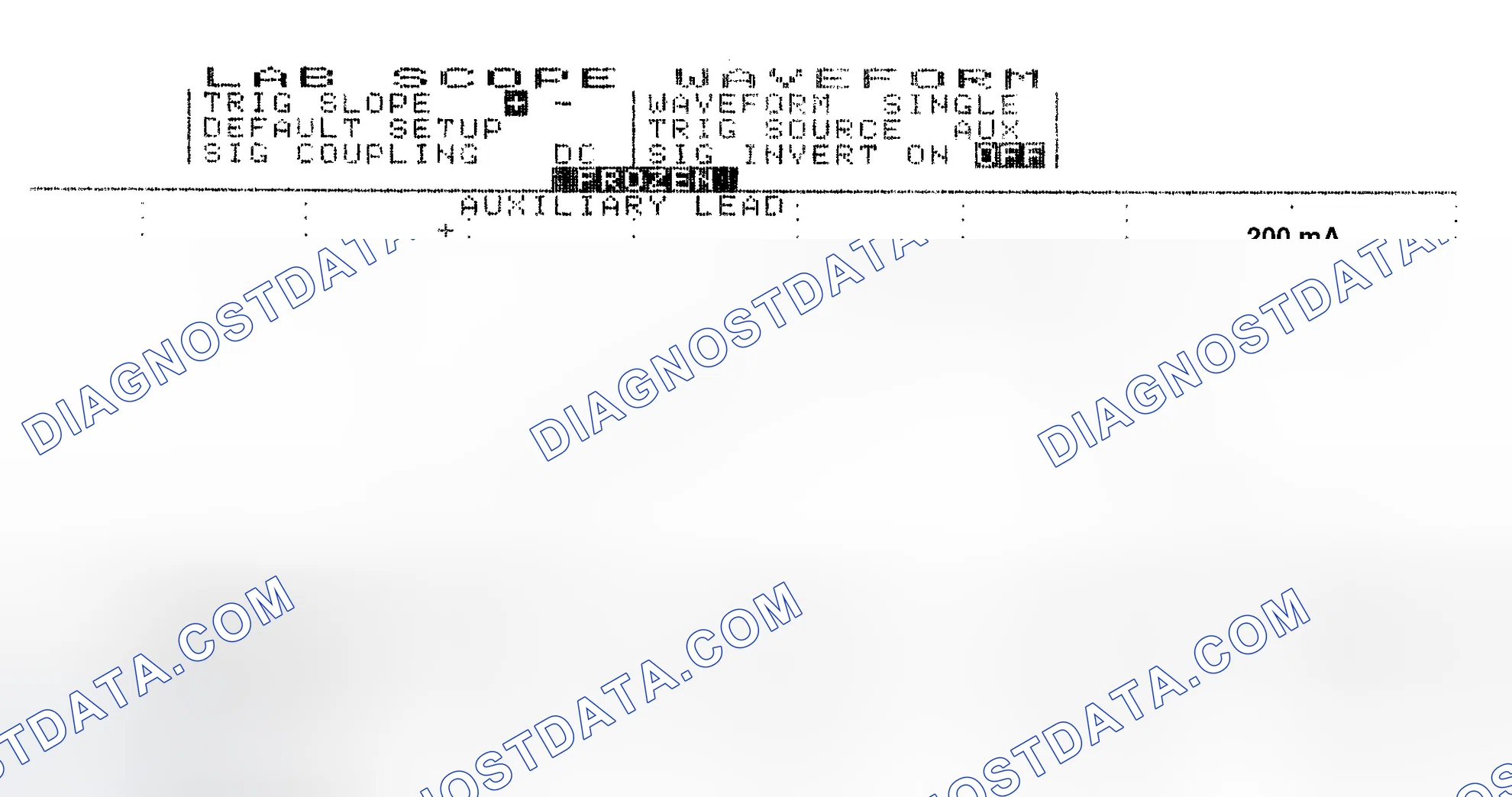 Scheme 13: Single Injector w/Normal Current Flow - Current Pattern