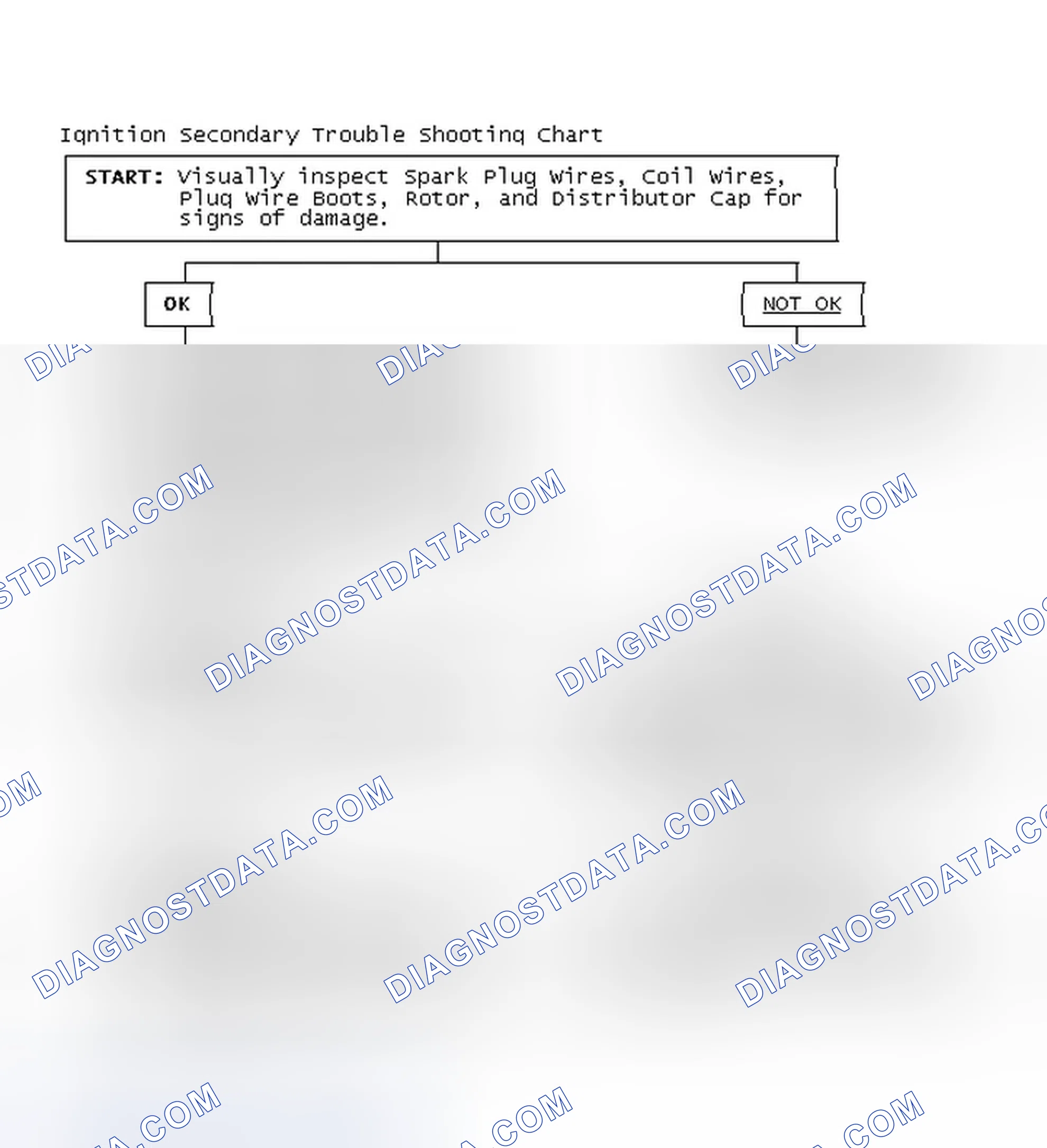Scheme 1: Ignition Secondary Trouble Shooting Chart
