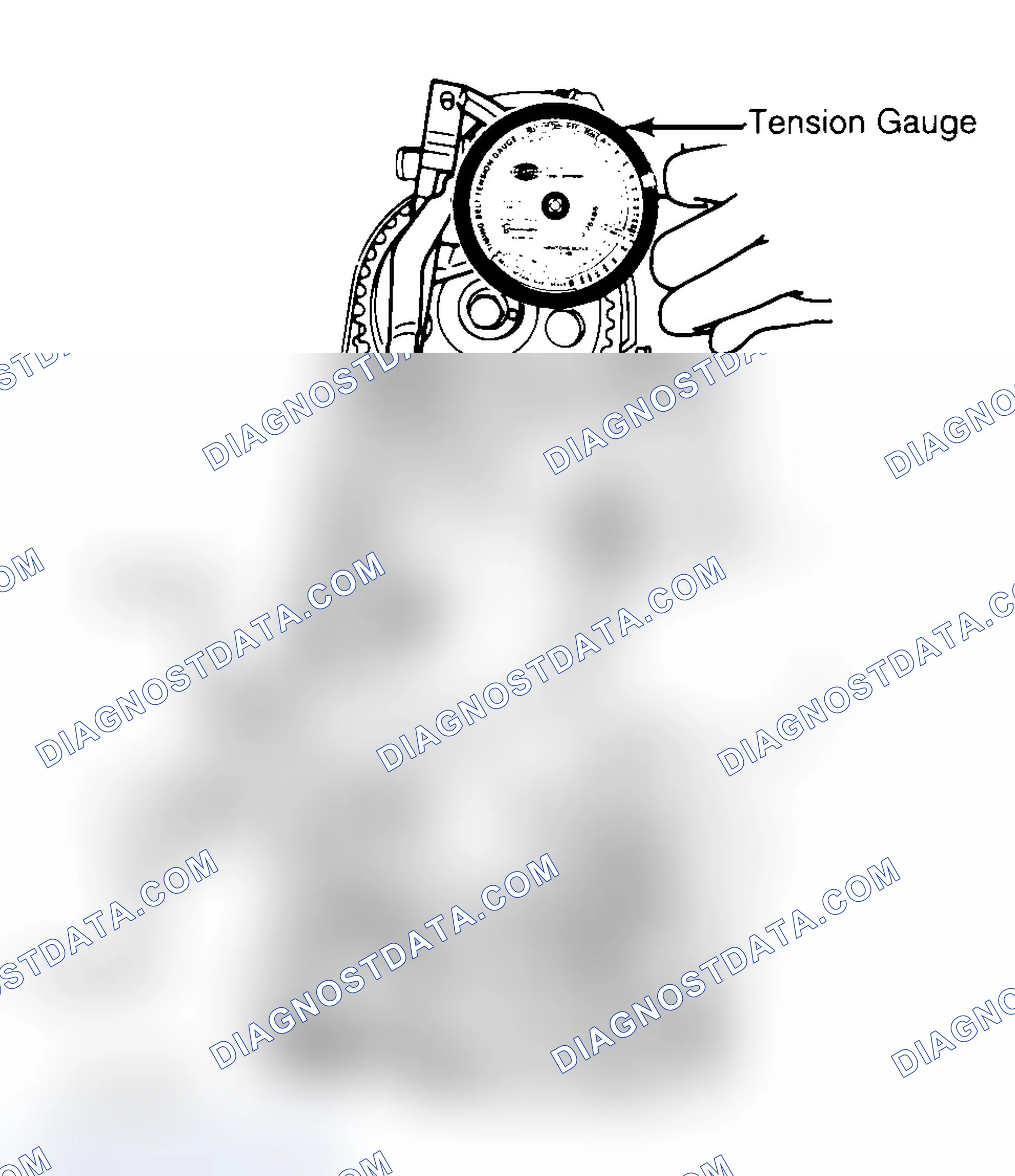 Scheme 28: Adjusting Typical Timing Belt Tension